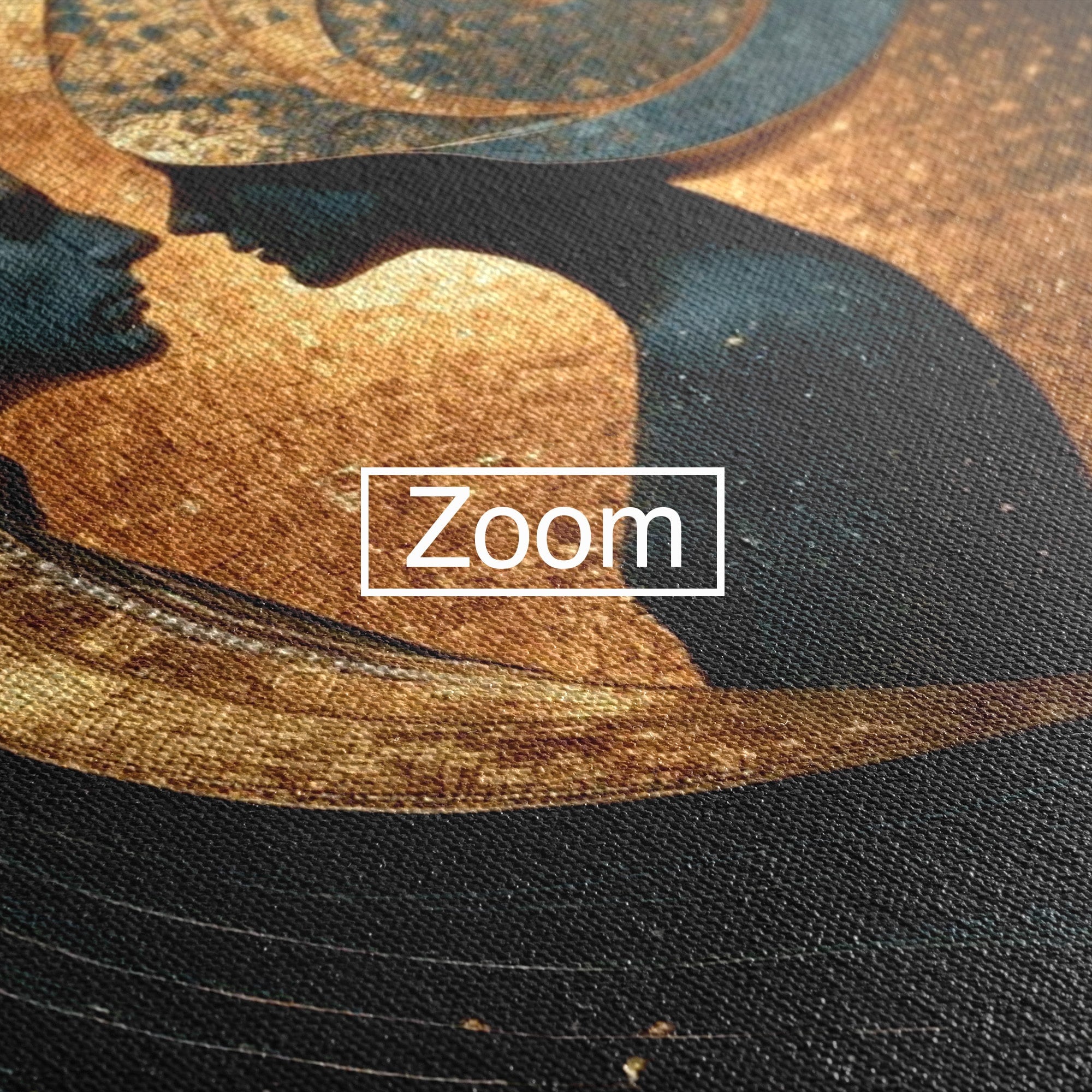 Tablou Canvas Premium LuxCanva® PI1141, Spirala Aurie, Iubire, Cuplu, Abstract, Arta, Dormitor, Culori Vibrante