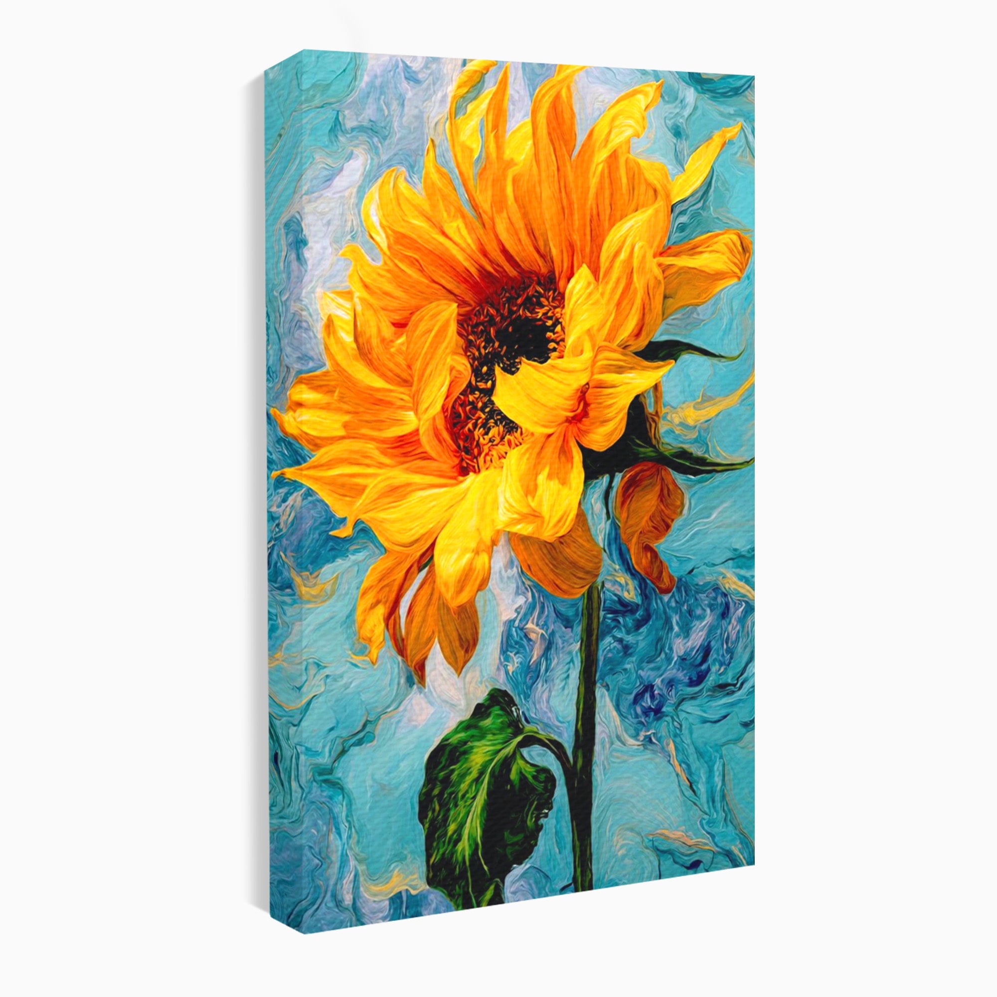 Tablou Canvas Premium LuxCanva® PI1145, Floarea Soarelui, Seminte, Natura, Living, Dormitor, Arta, Culori Vibrante