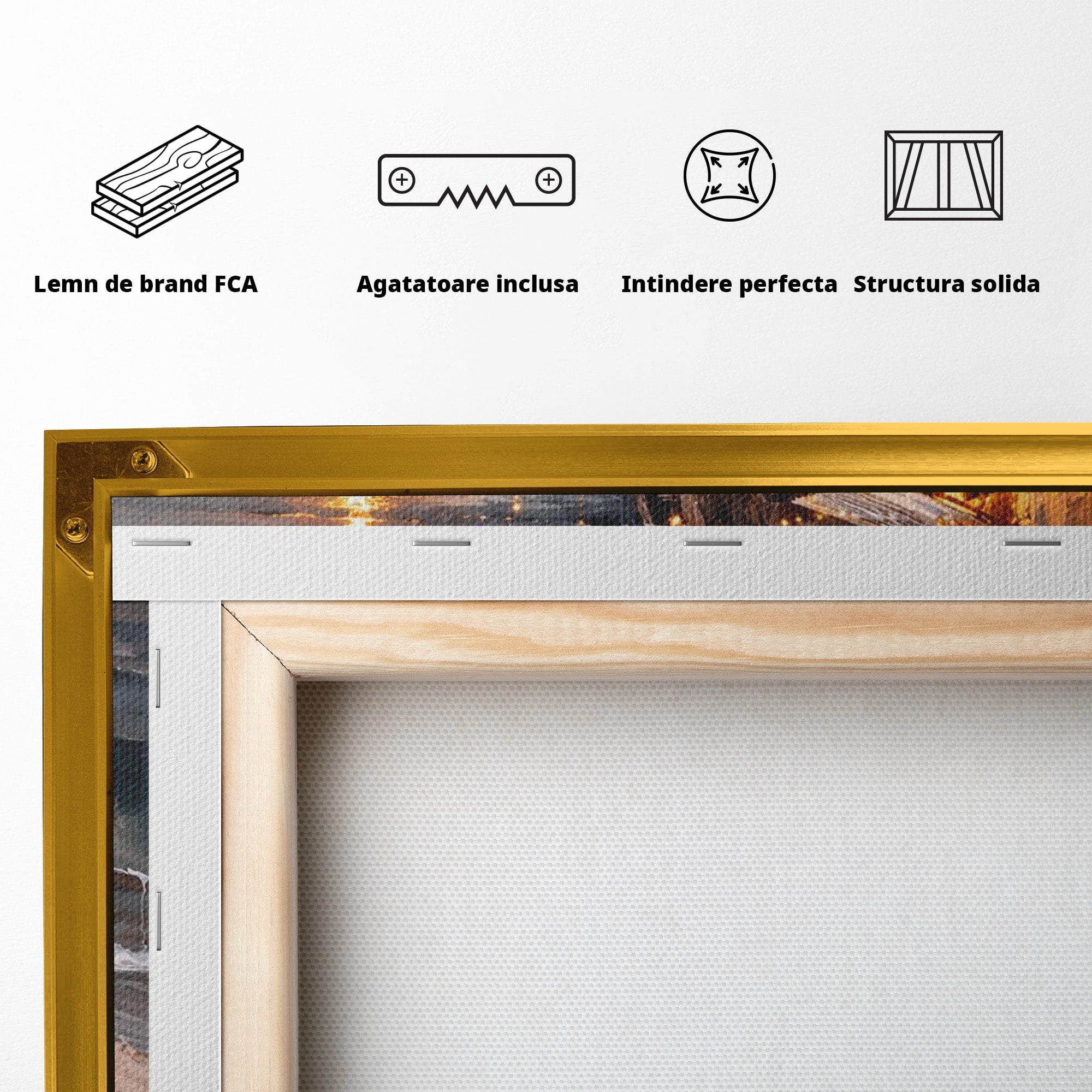 Tablou Canvas Premium LuxCanva® PI1147, Apus Mediteranean, Seara, Mare, Peisaj, Mediterranean, Living, Culori Vibrante