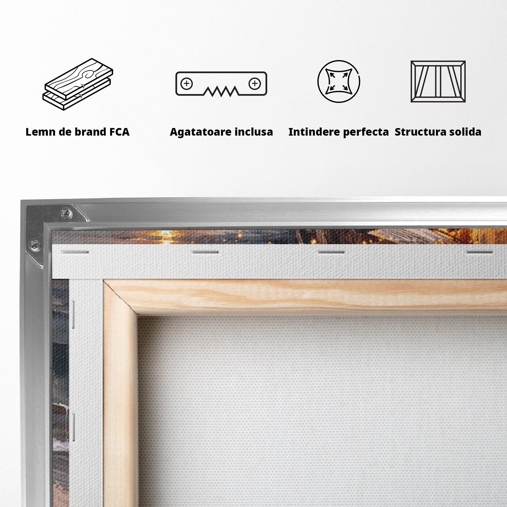 Tablou Canvas Premium LuxCanva® PI1147, Apus Mediteranean, Seara, Mare, Peisaj, Mediterranean, Living, Culori Vibrante