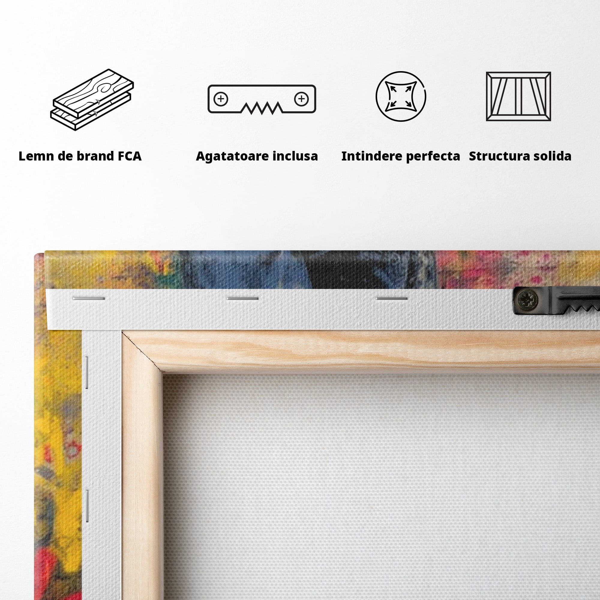 Tablou Canvas Premium LuxCanva® PI1153, Muzician Reggae In Miscare, Bob Marley, Impletituri, Arta Urbana, Vedeta, Living, Culori Vibrante