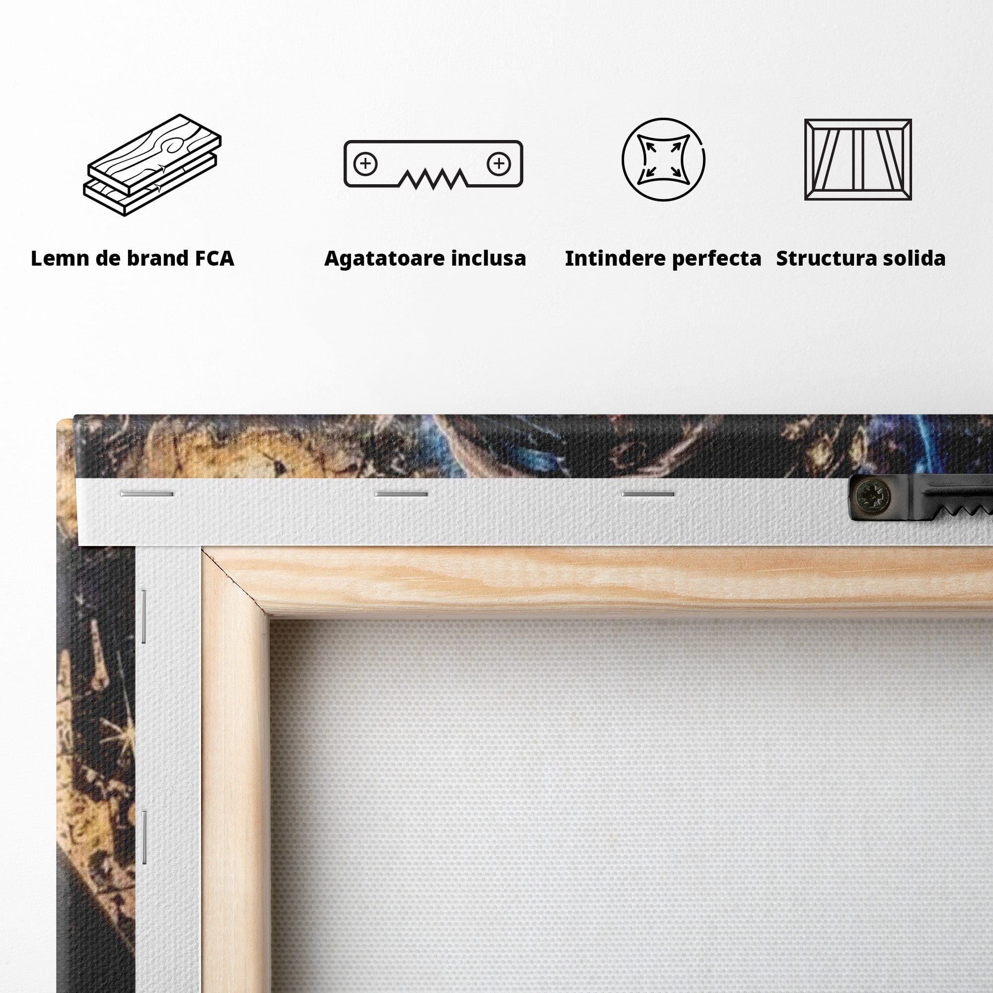 Tablou Canvas Premium LuxCanva® PI1155, Regele Pop, Muzician, Idol, Michael Jackson, Living, Energetic, Culori Vibrante