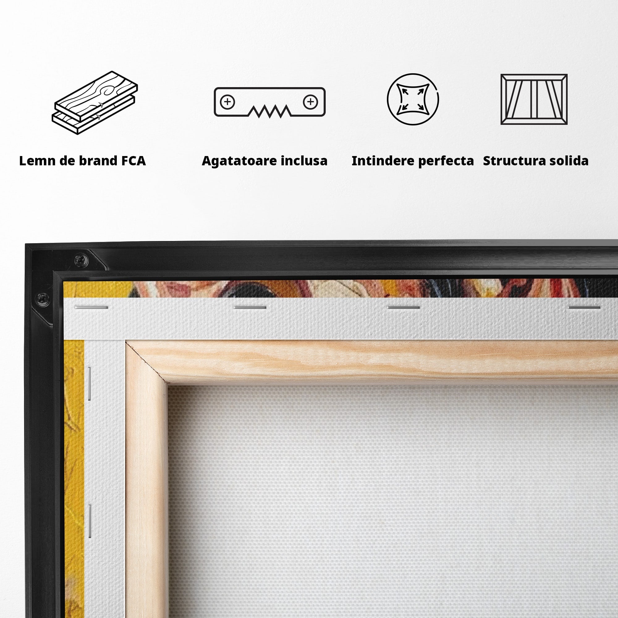 Tablou Canvas Premium LuxCanva® PI1156, Legenda Freddie Mercury , Muzician, Portret, Rock, Living, Idol, Culori Vibrante