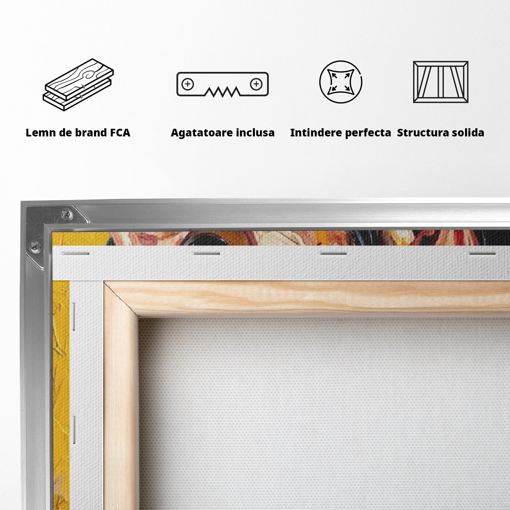 Tablou Canvas Premium LuxCanva® PI1156, Legenda Freddie Mercury , Muzician, Portret, Rock, Living, Idol, Culori Vibrante