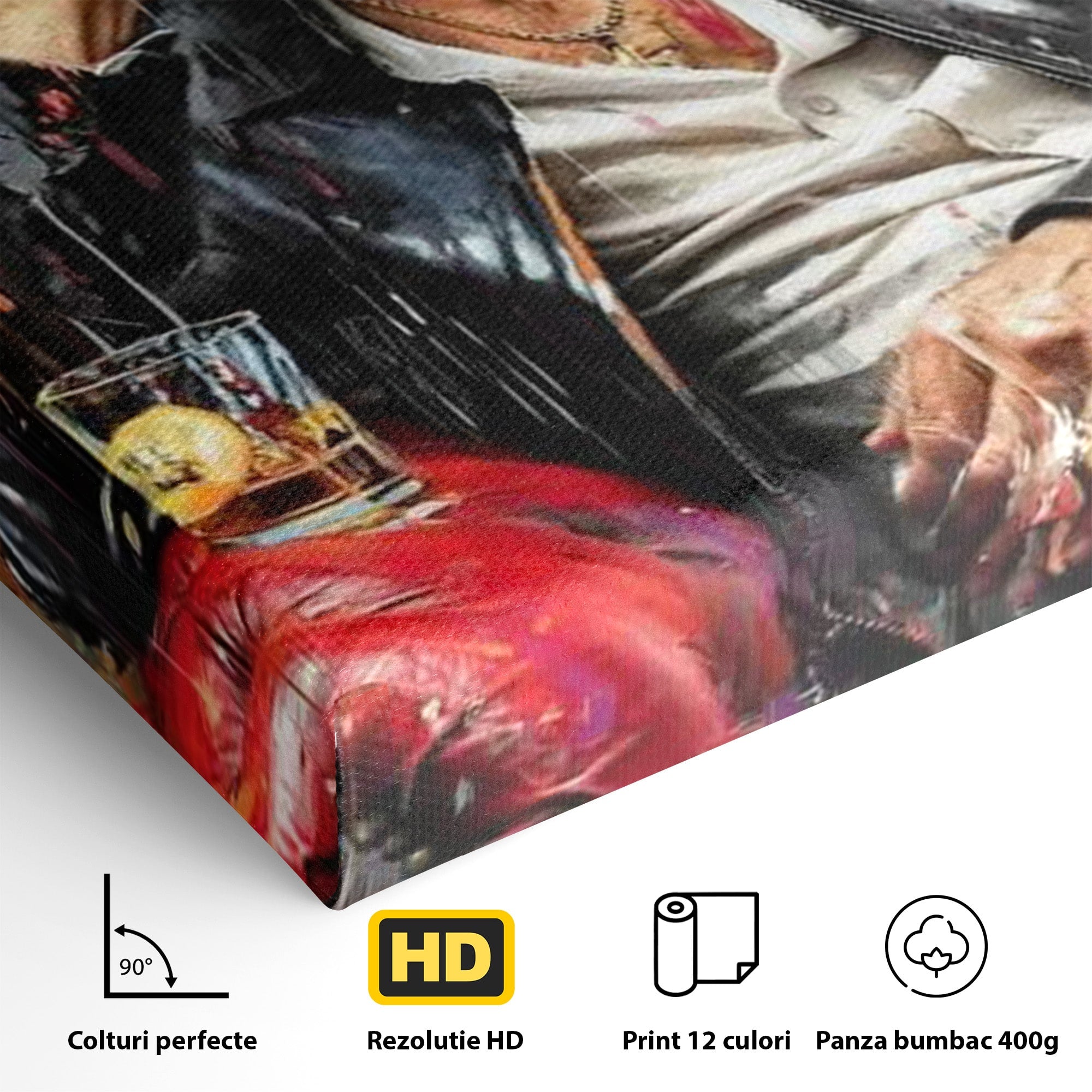 Tablou Canvas Premium LuxCanva® PI1157, Gangster Contemplativ, Al Pacino, Actor, Contemplare, Living, Culori Puternice, Culori Vibrante