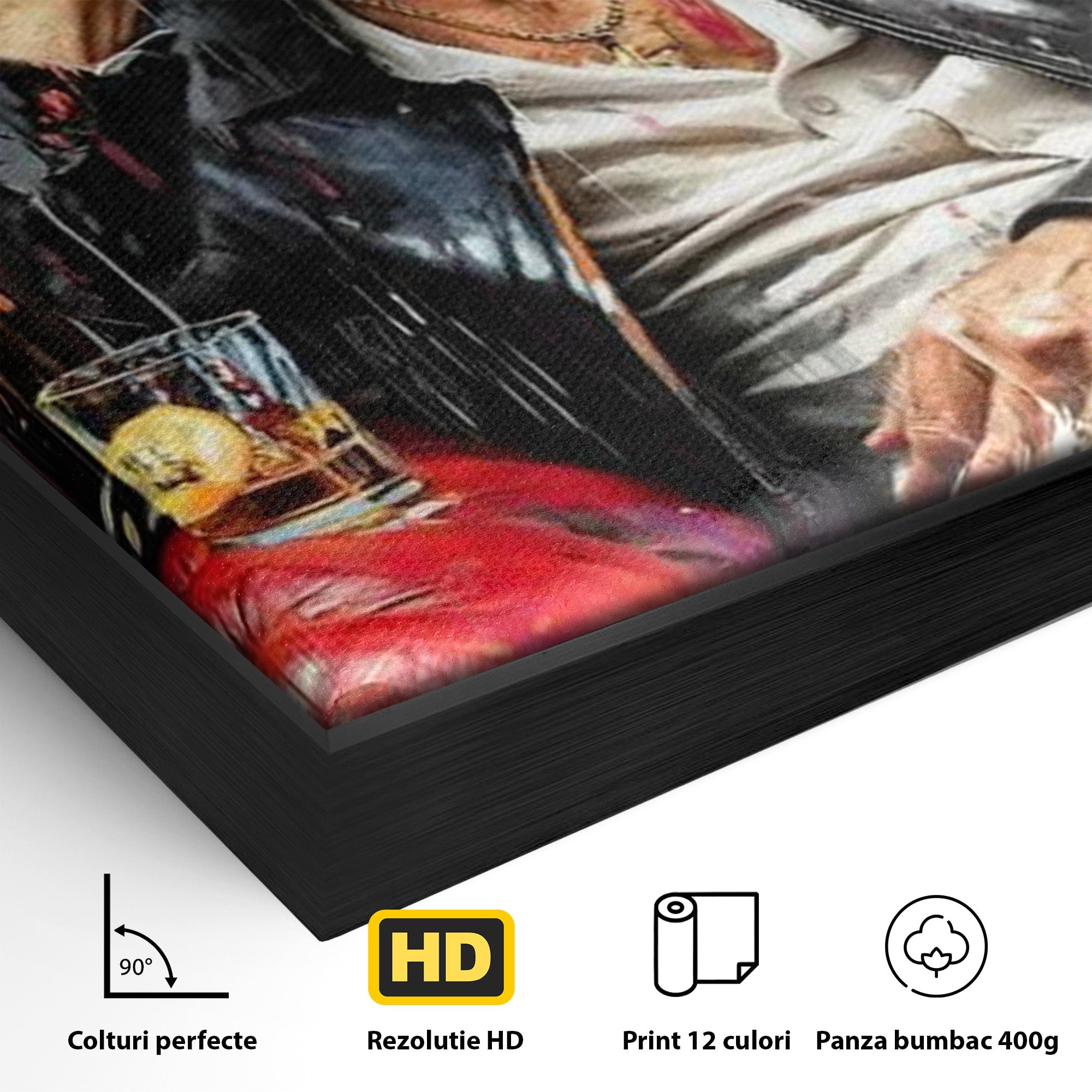 Tablou Canvas Premium LuxCanva® PI1157, Gangster Contemplativ, Al Pacino, Actor, Contemplare, Living, Culori Puternice, Culori Vibrante