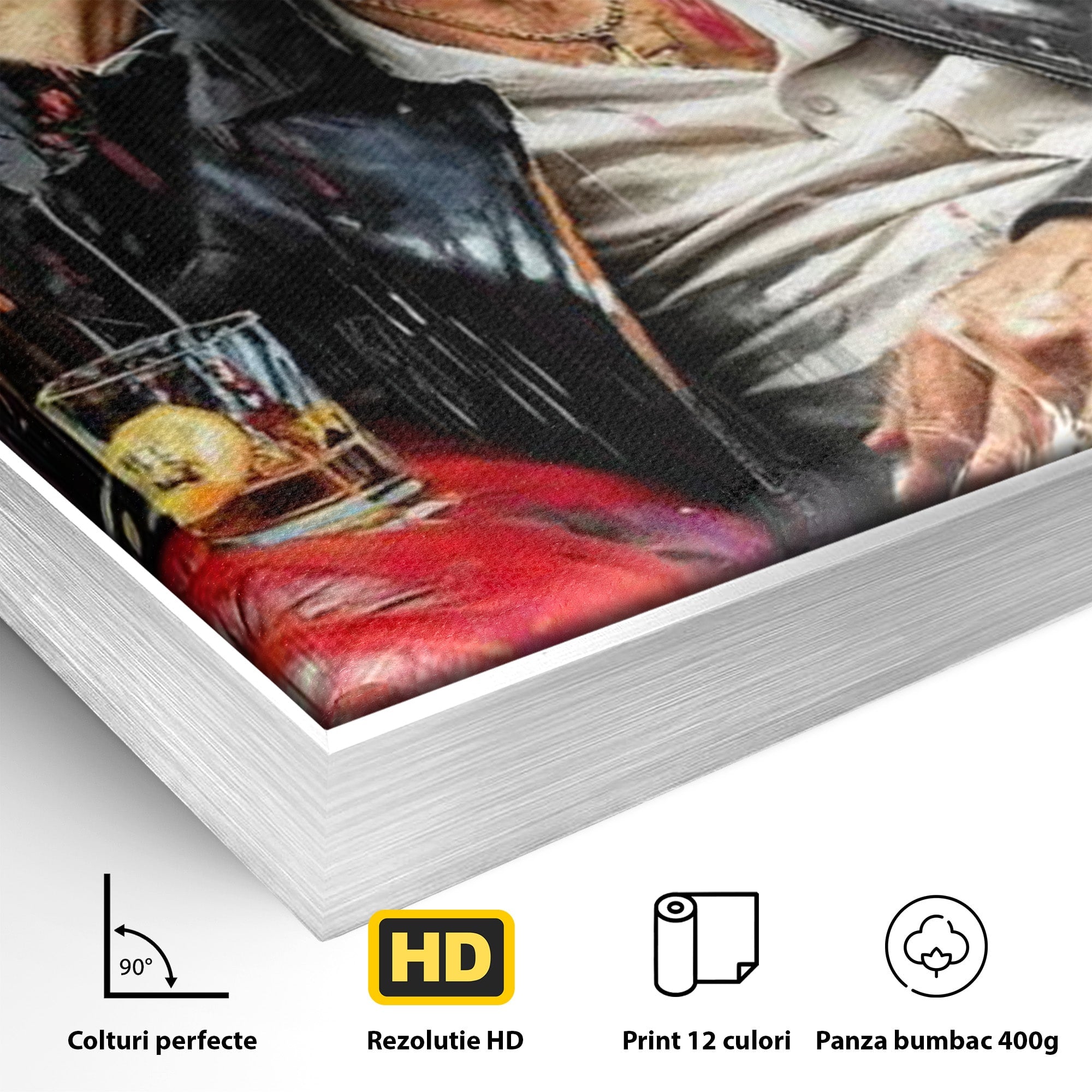 Tablou Canvas Premium LuxCanva® PI1157, Gangster Contemplativ, Al Pacino, Actor, Contemplare, Living, Culori Puternice, Culori Vibrante