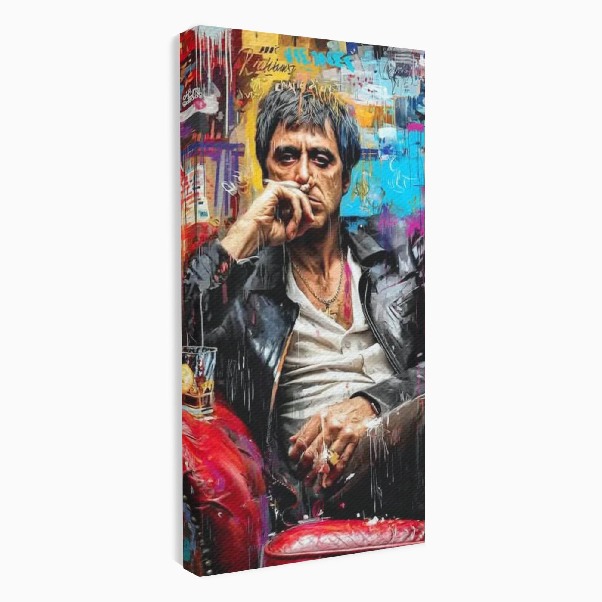 Tablou Canvas Premium LuxCanva® PI1157, Gangster Contemplativ, Al Pacino, Actor, Contemplare, Living, Culori Puternice, Culori Vibrante