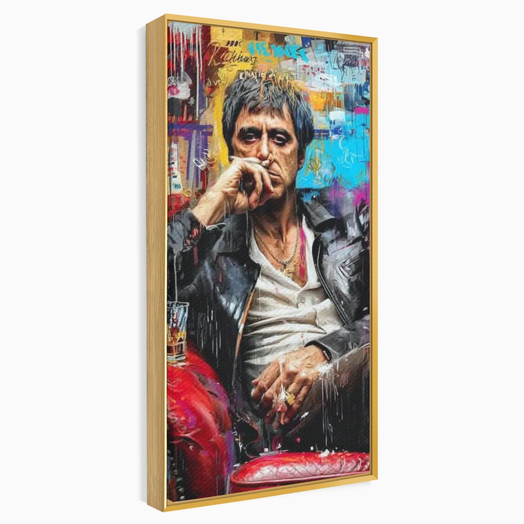 Tablou Canvas Premium LuxCanva® PI1157, Gangster Contemplativ, Al Pacino, Actor, Contemplare, Living, Culori Puternice, Culori Vibrante