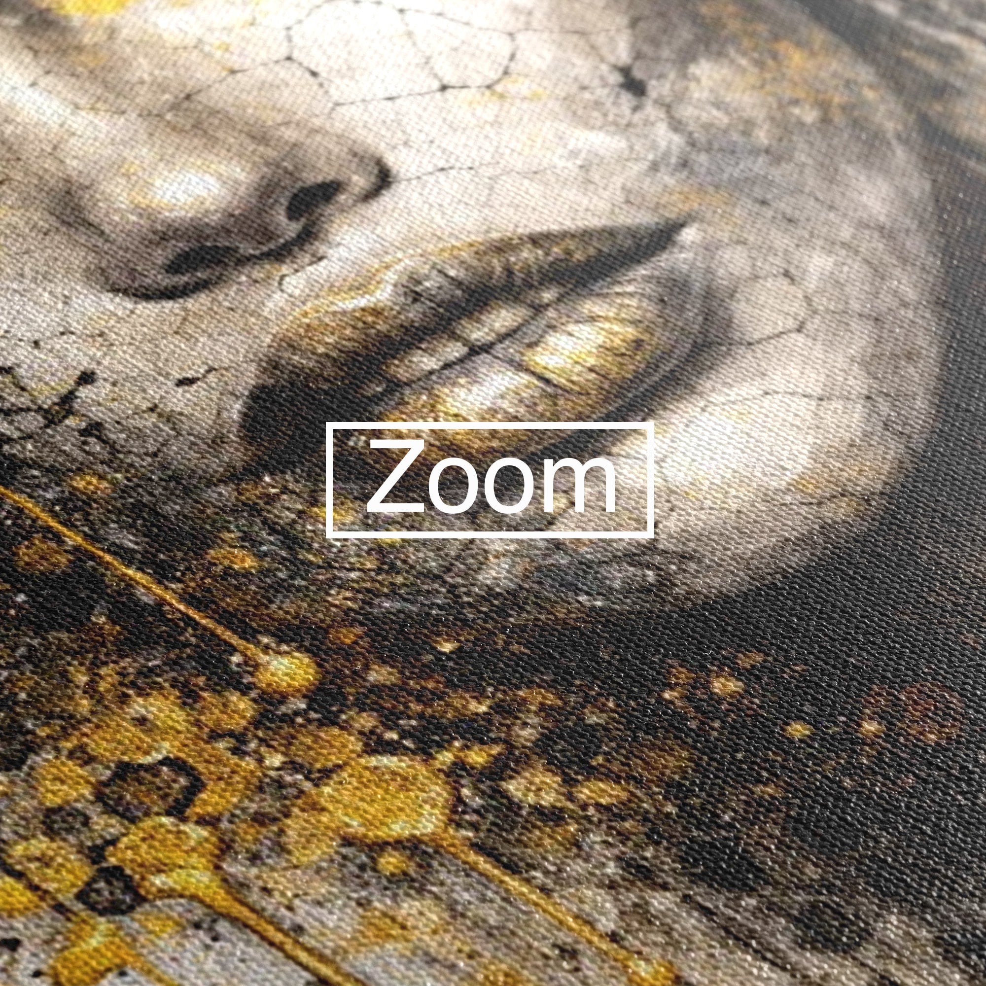 Tablou Canvas Premium LuxCanva® PI1158, Regina Aurie, Portret, Abstract, Femeie, Arta, Birou, Culori Vibrante