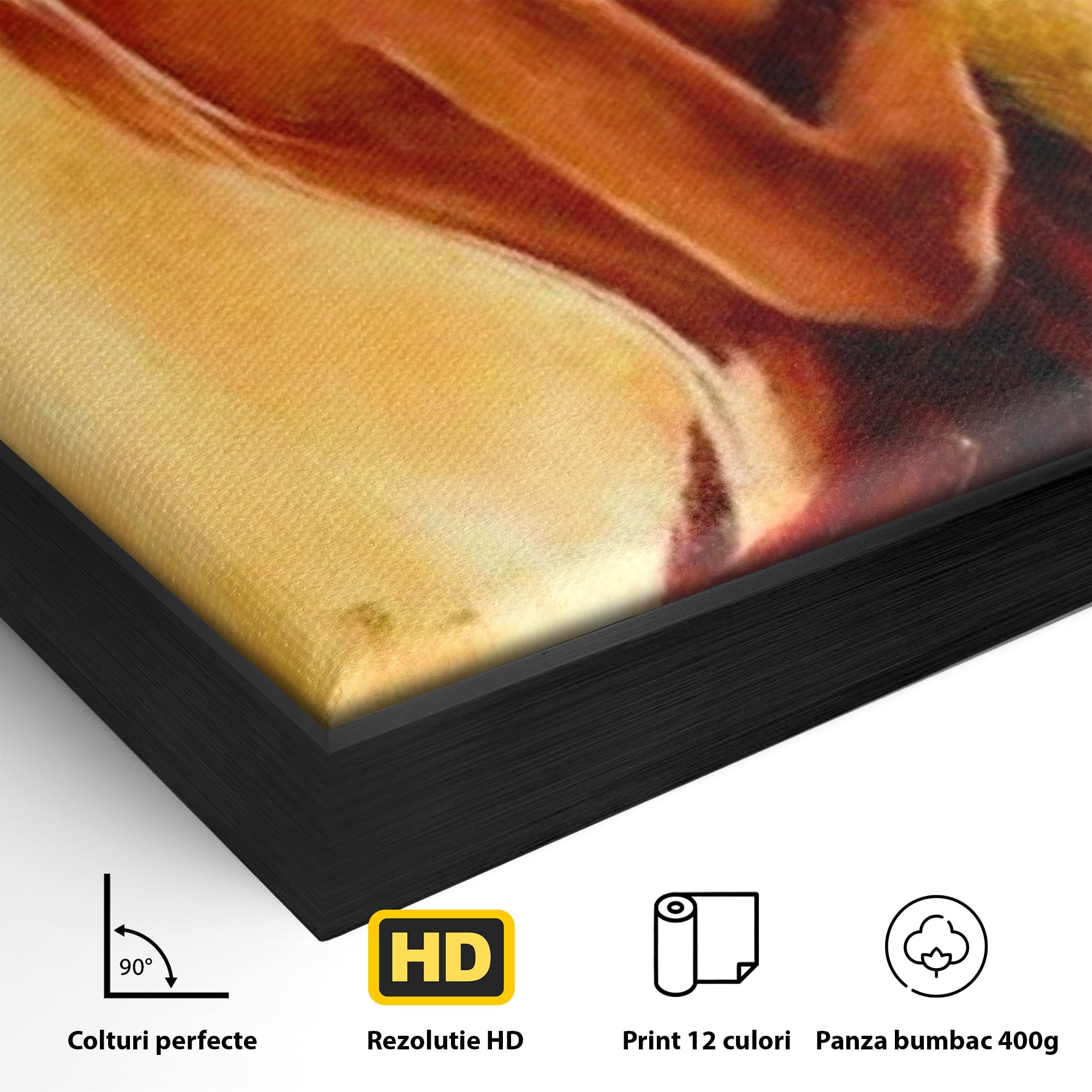 Tablou Canvas Premium LuxCanva® PI1160, Farmecul Serii, Femeie, Senzualitate, Eleganta, Dormitor, Living, Culori Vibrante