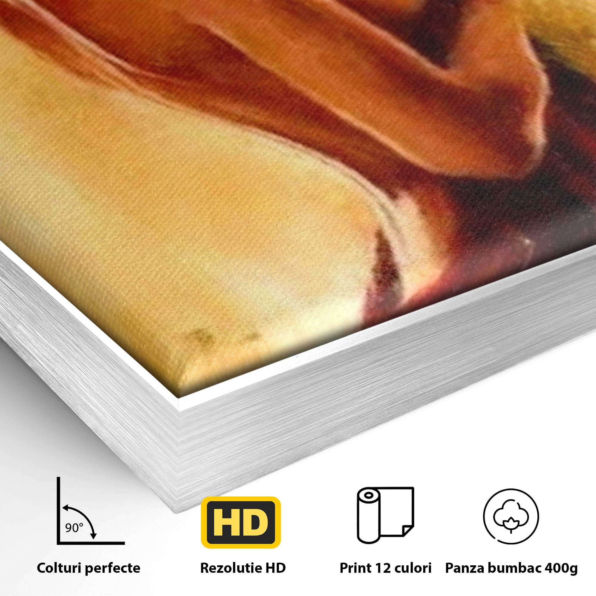 Tablou Canvas Premium LuxCanva® PI1160, Farmecul Serii, Femeie, Senzualitate, Eleganta, Dormitor, Living, Culori Vibrante