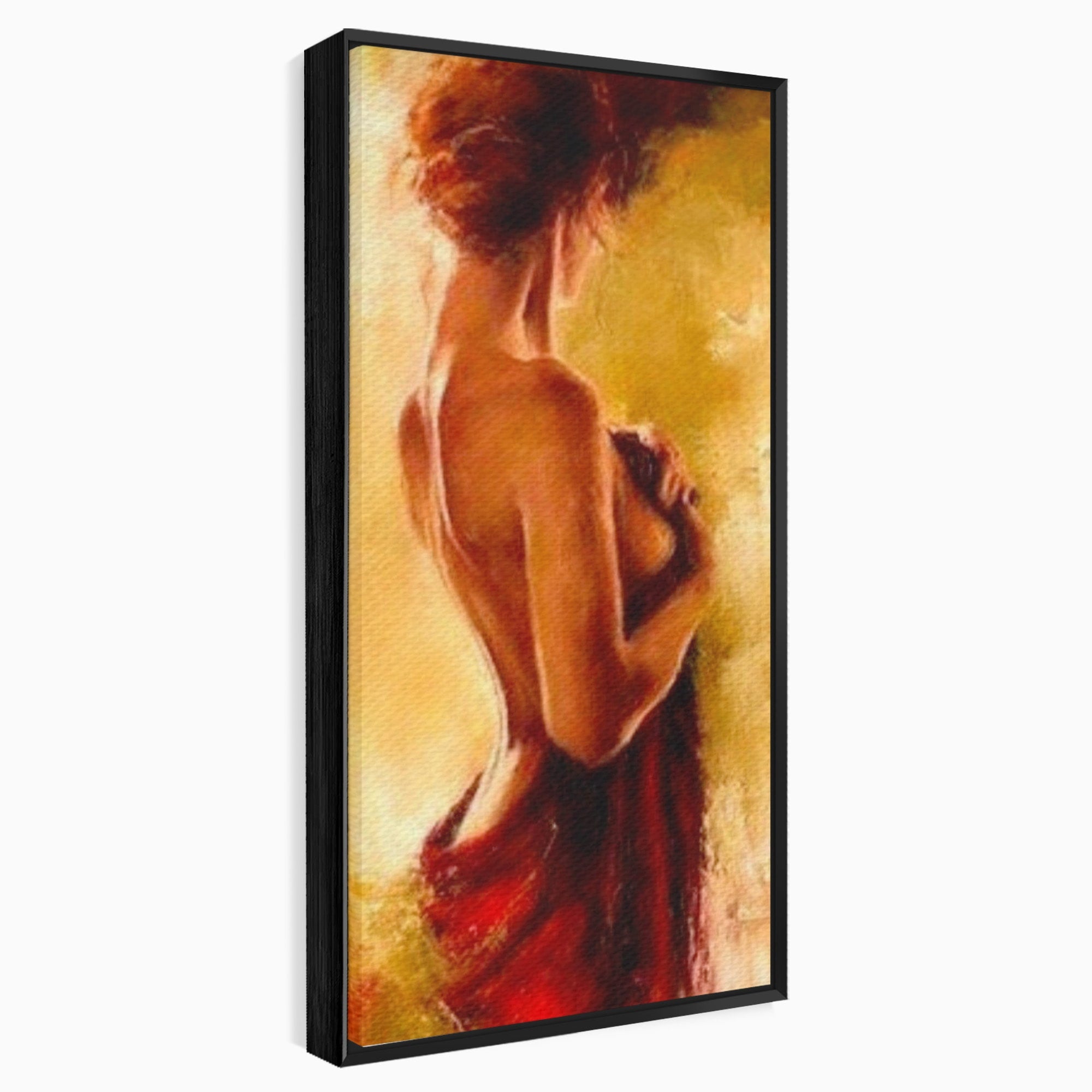 Tablou Canvas Premium LuxCanva® PI1160, Farmecul Serii, Femeie, Senzualitate, Eleganta, Dormitor, Living, Culori Vibrante