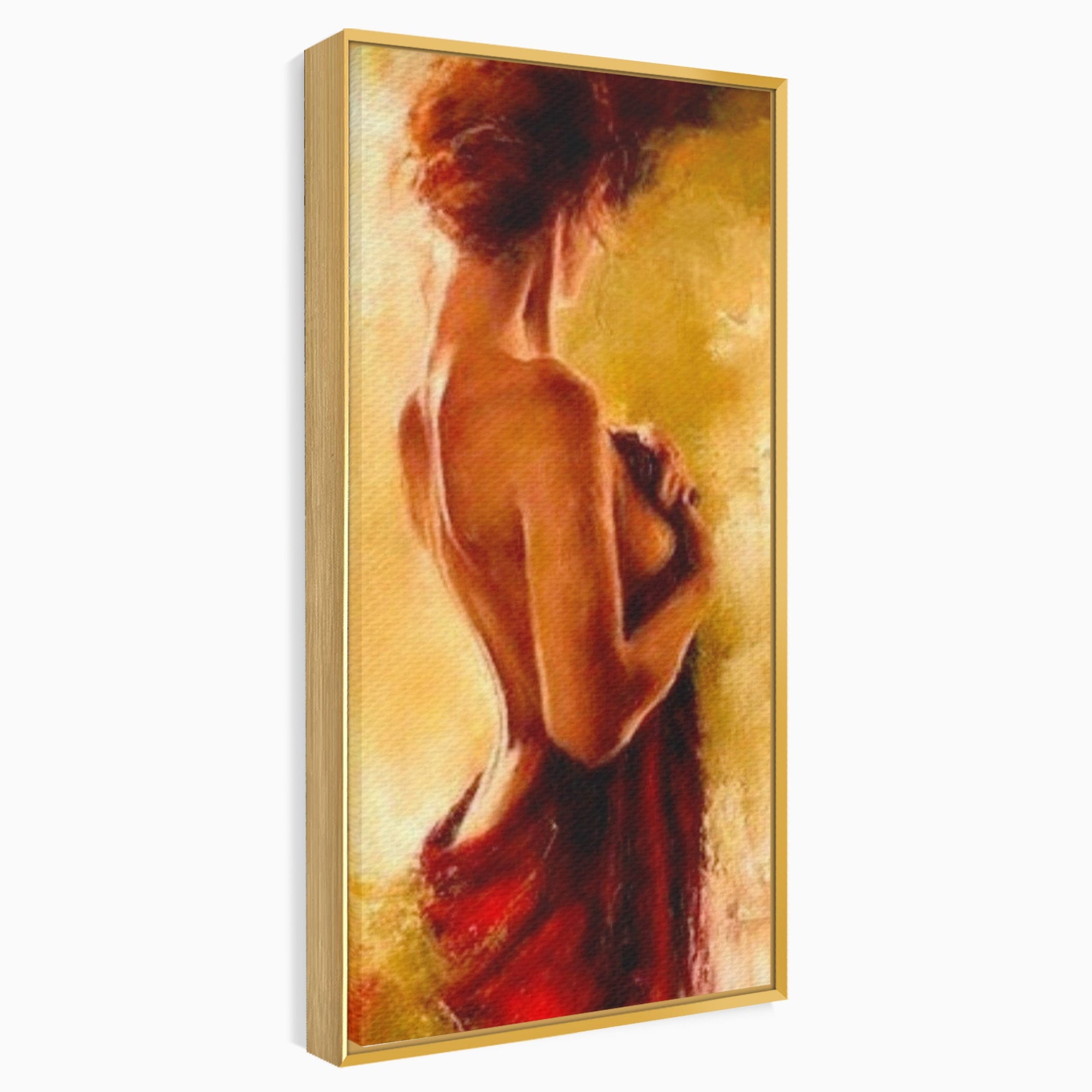 Tablou Canvas Premium LuxCanva® PI1160, Farmecul Serii, Femeie, Senzualitate, Eleganta, Dormitor, Living, Culori Vibrante