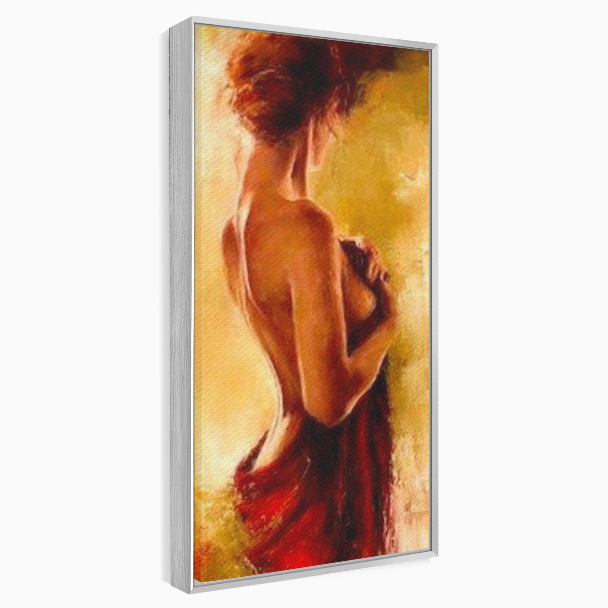 Tablou Canvas Premium LuxCanva® PI1160, Farmecul Serii, Femeie, Senzualitate, Eleganta, Dormitor, Living, Culori Vibrante