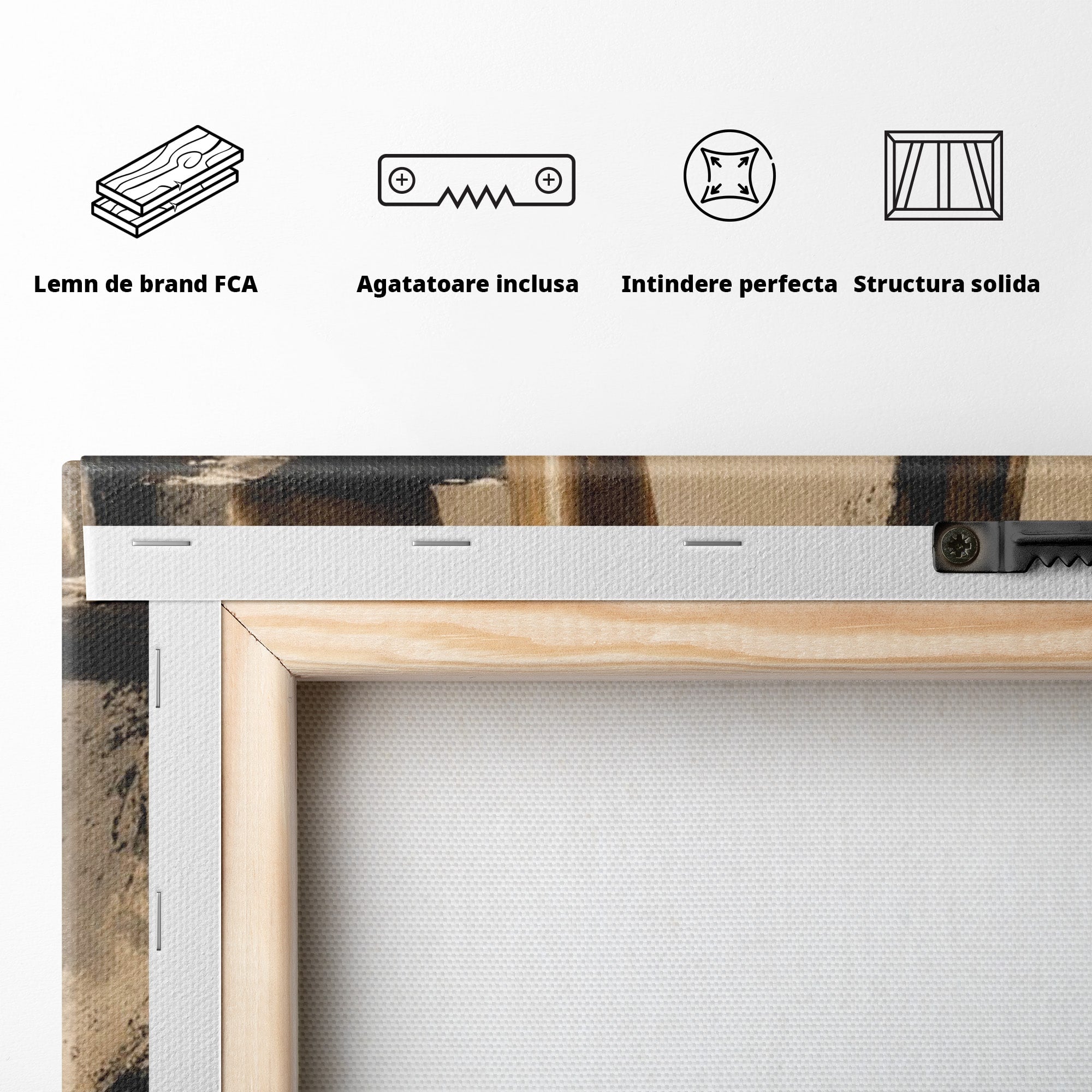 Tablou Canvas Premium LuxCanva® PI1162, Urcarea Pe Scara, Pasi, Maini, Picioare, Trepte, Living, Birou, Culori Vibrante