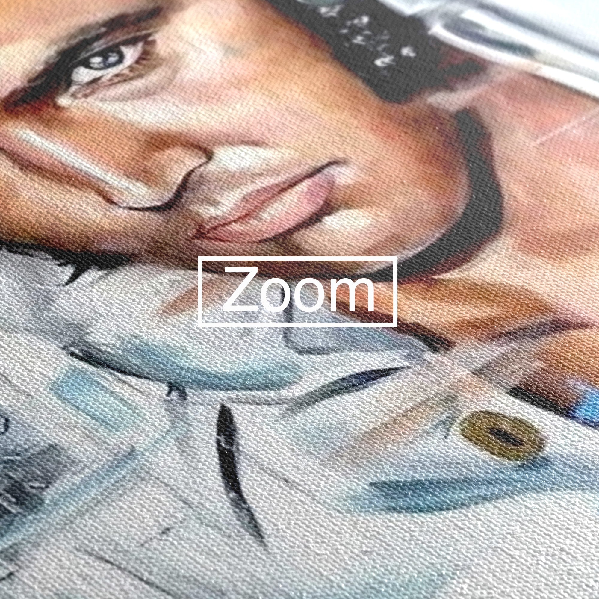 Tablou Canvas Premium LuxCanva® PI1164, Regele Rockului, Elvis Presley, Portret, Rock, Living, Idol, Culori Vibrante