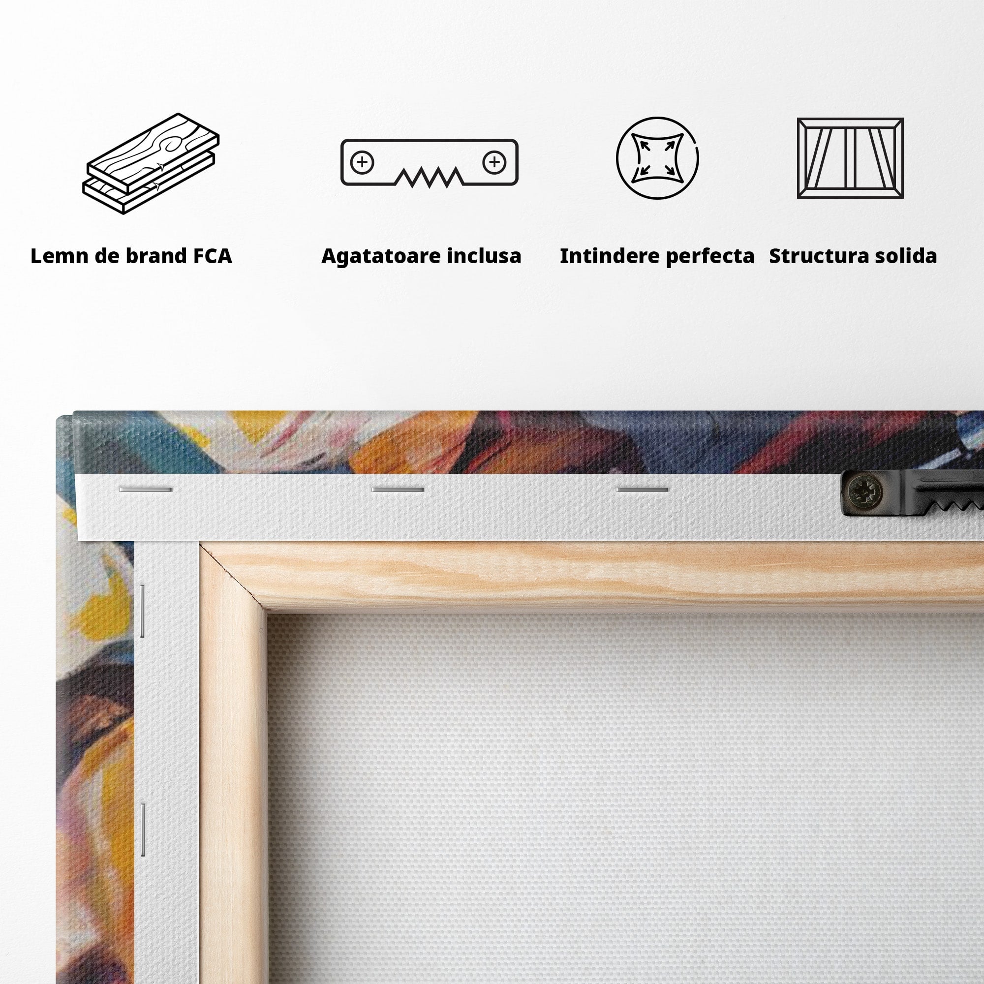 Tablou Canvas Premium LuxCanva® PI1165, Legenda Continua, Cantaret, Freddie Mercury, Muzica, Performanta, Pasiune, Living, Culori Vibrante