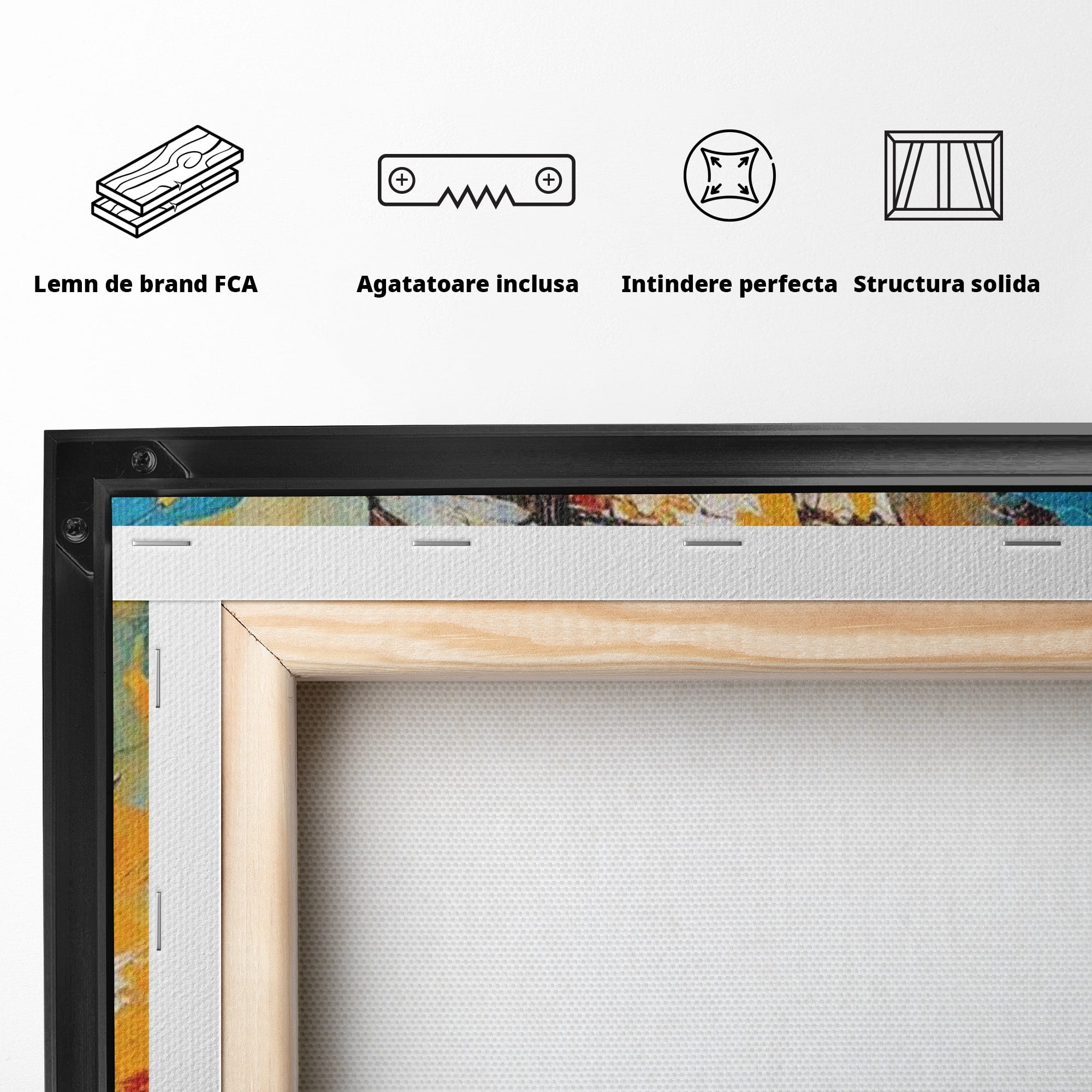 Tablou Canvas Premium LuxCanva® PI1170, Corabie In Vant, Velier, Mare, Ancora, Aventura, Living, Culori Vibrante