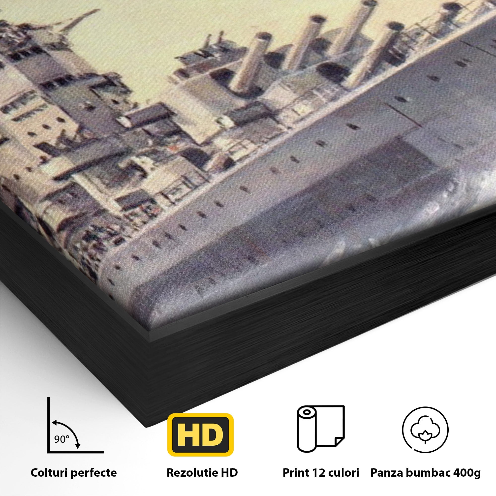 Tablou Canvas Premium LuxCanva® PI1185, HMS Nelson- Forta Marilor, Vas, Razboi, Marina, Istorie, Birou, Culori Vibrante
