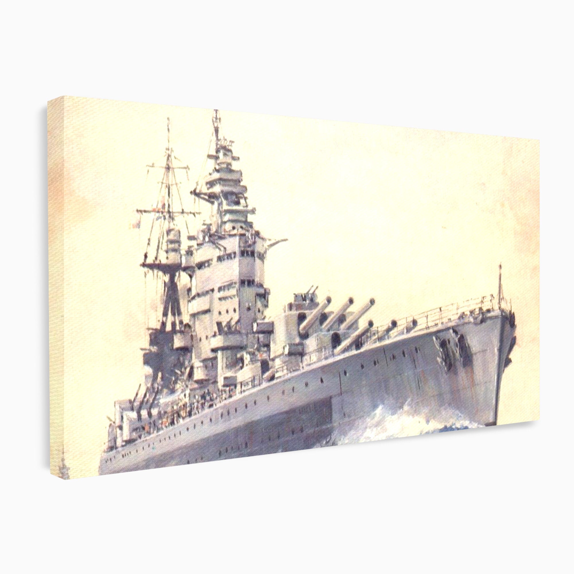Tablou Canvas Premium LuxCanva® PI1185, HMS Nelson- Forta Marilor, Vas, Razboi, Marina, Istorie, Birou, Culori Vibrante