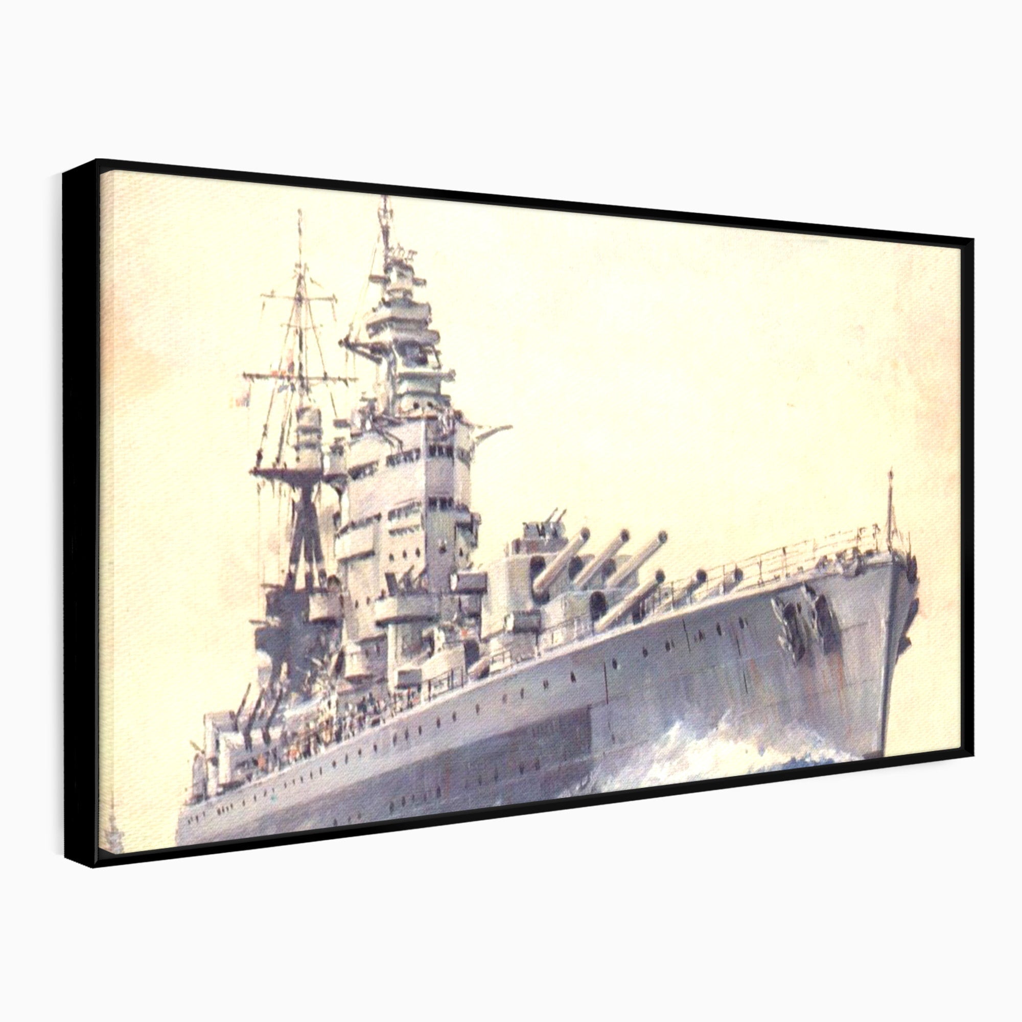 Tablou Canvas Premium LuxCanva® PI1185, HMS Nelson- Forta Marilor, Vas, Razboi, Marina, Istorie, Birou, Culori Vibrante