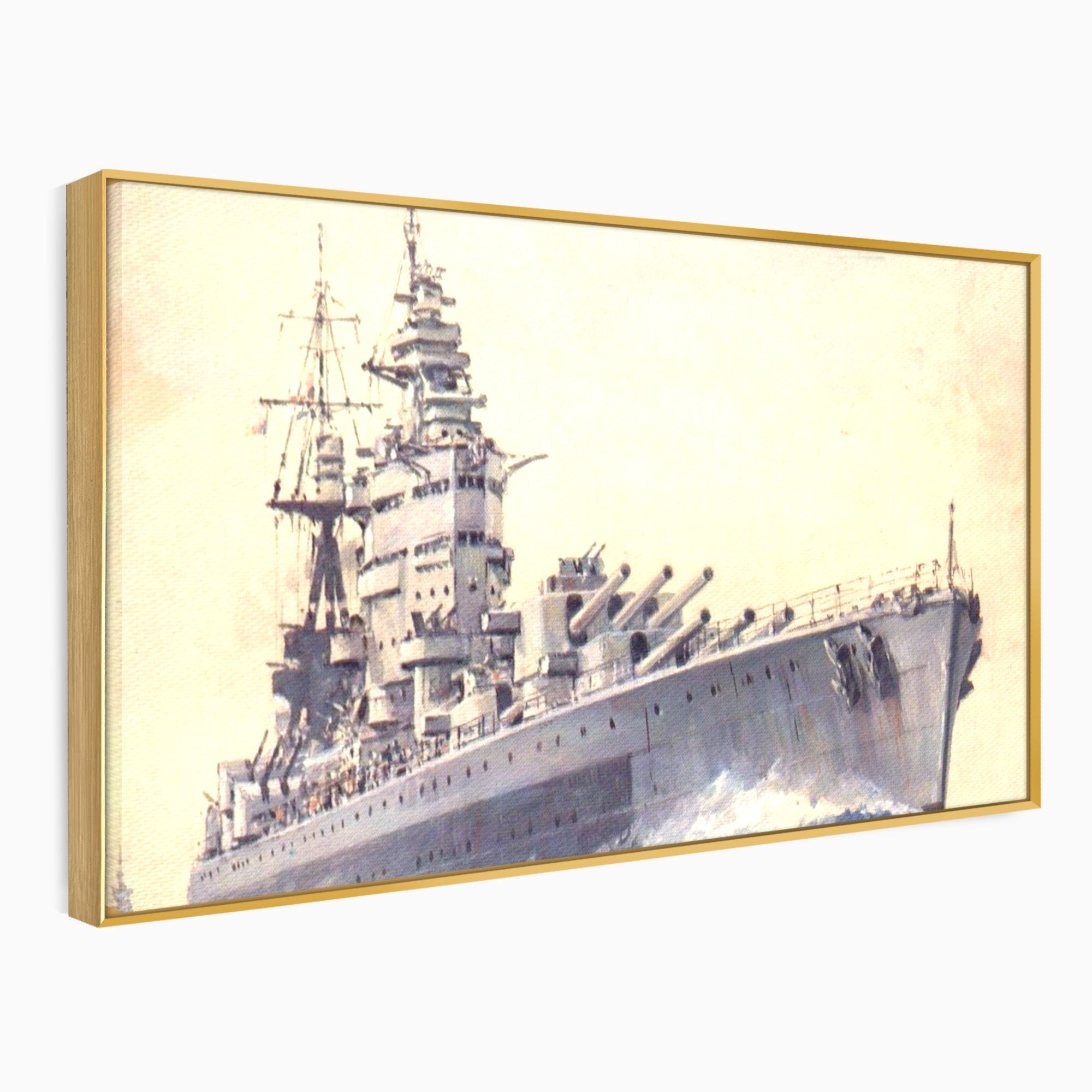 Tablou Canvas Premium LuxCanva® PI1185, HMS Nelson- Forta Marilor, Vas, Razboi, Marina, Istorie, Birou, Culori Vibrante
