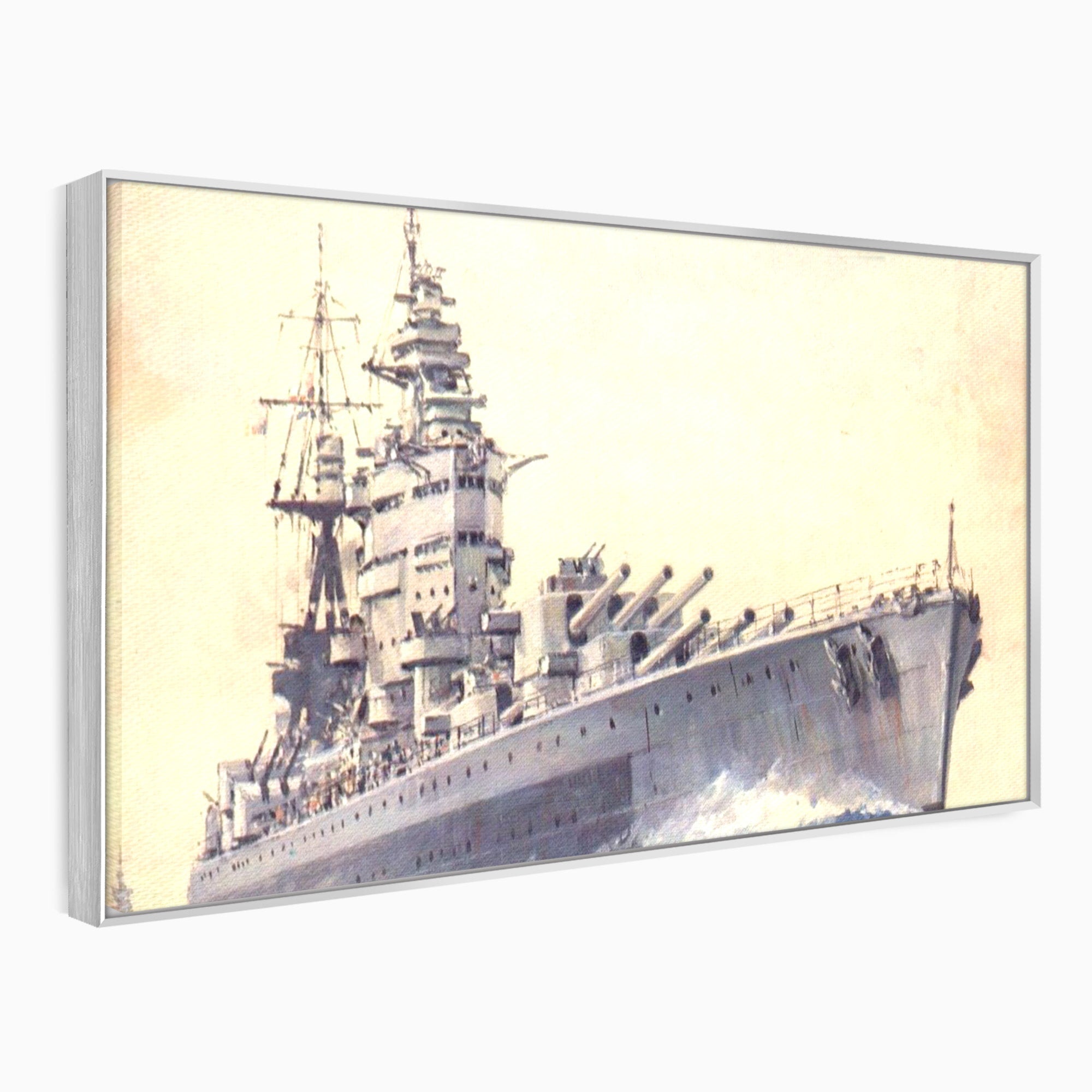 Tablou Canvas Premium LuxCanva® PI1185, HMS Nelson- Forta Marilor, Vas, Razboi, Marina, Istorie, Birou, Culori Vibrante