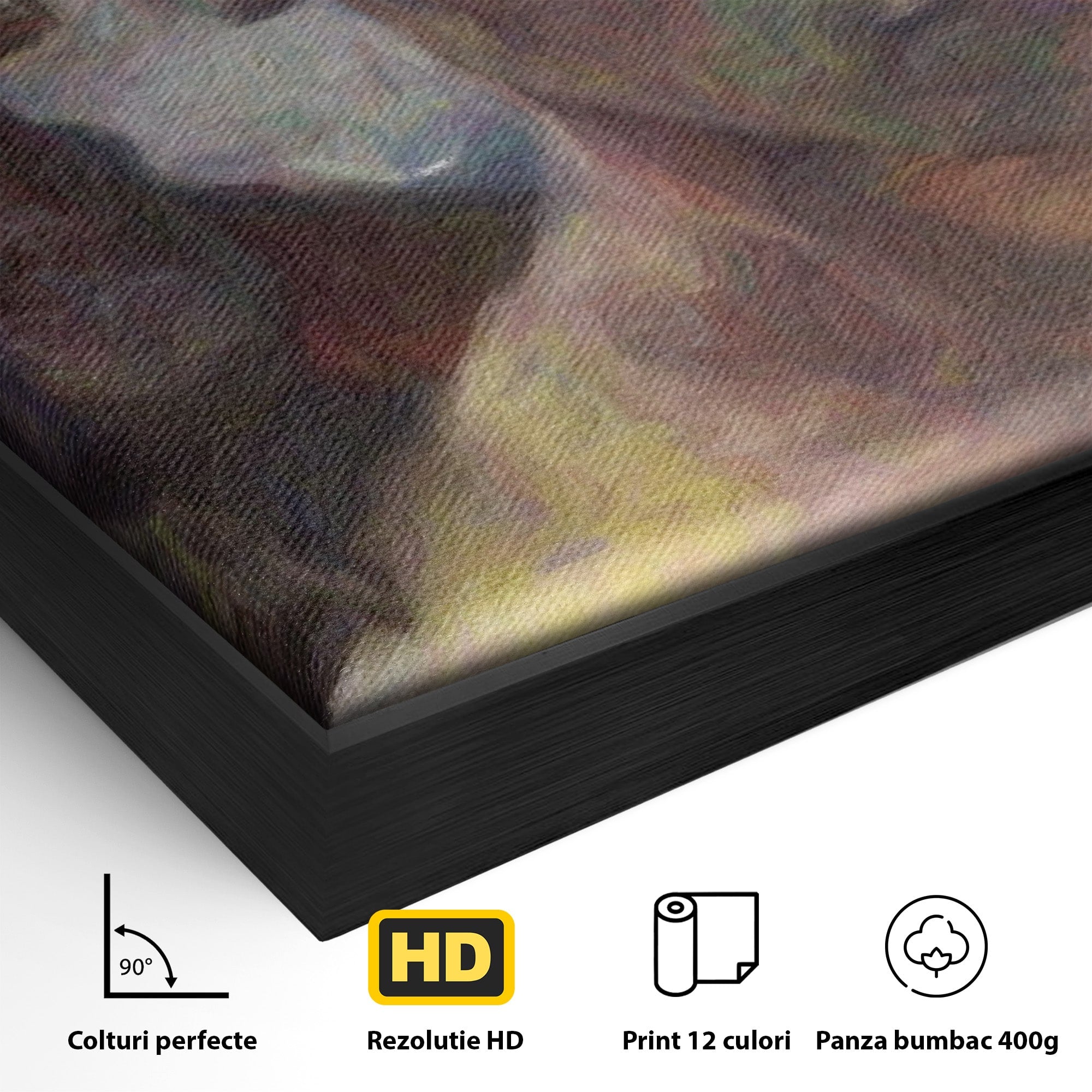 Tablou Canvas Premium LuxCanva® PI1188, Mostenirea Targaryen, Fantezie, Foc, Dragon, Fictiune, Living, Culori Vibrante