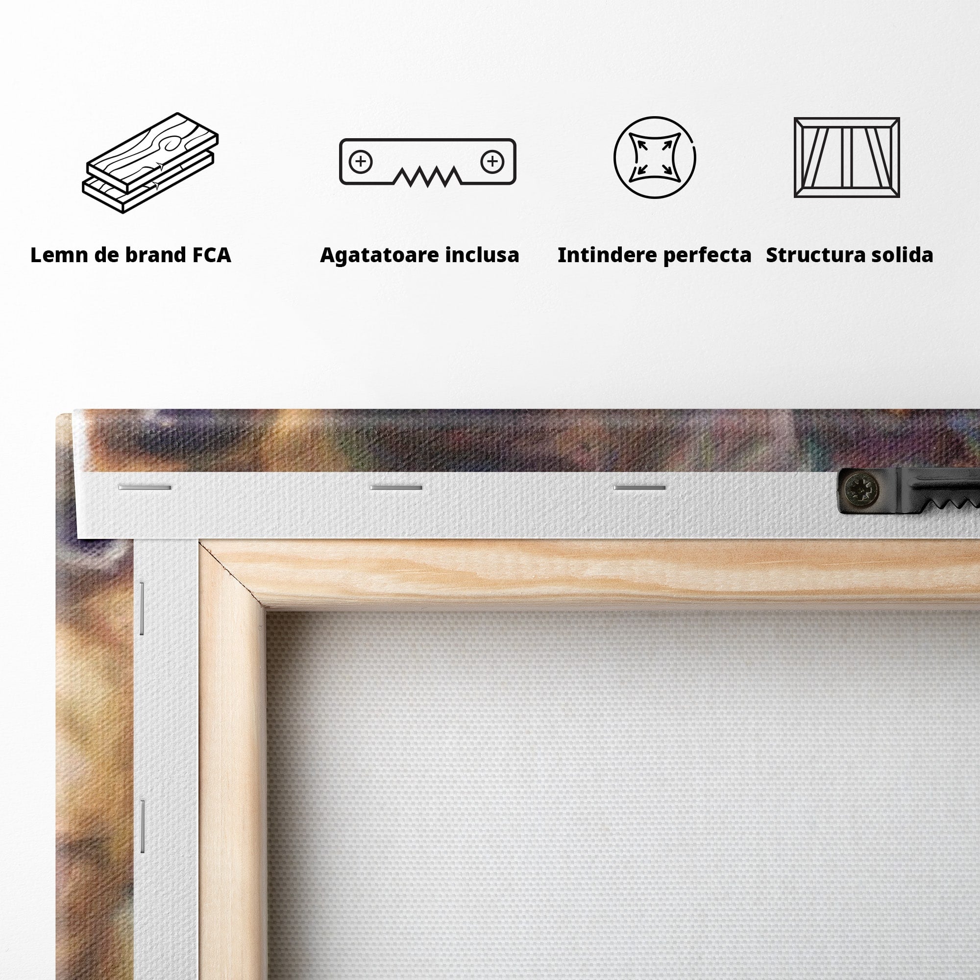 Tablou Canvas Premium LuxCanva® PI1188, Mostenirea Targaryen, Fantezie, Foc, Dragon, Fictiune, Living, Culori Vibrante