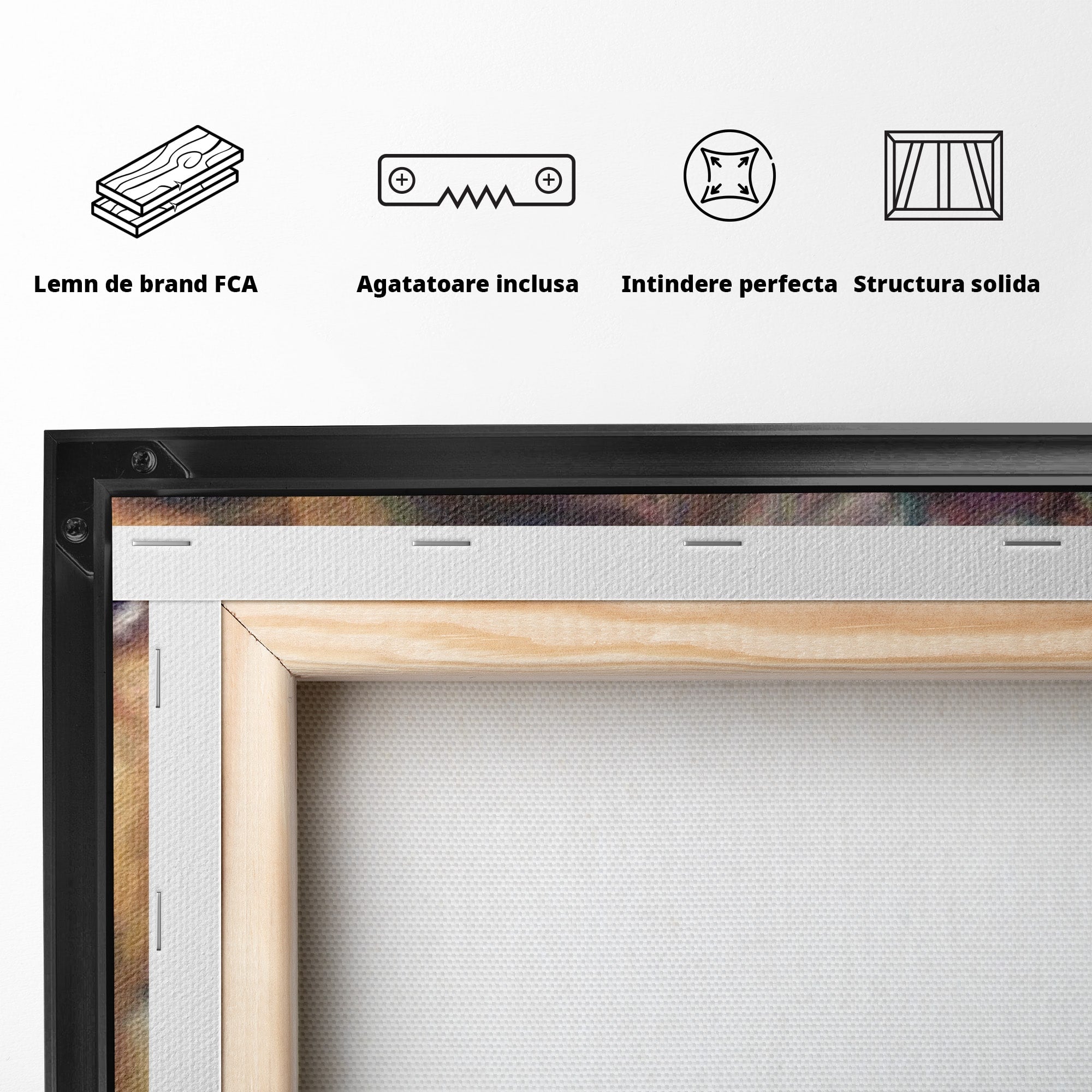 Tablou Canvas Premium LuxCanva® PI1188, Mostenirea Targaryen, Fantezie, Foc, Dragon, Fictiune, Living, Culori Vibrante
