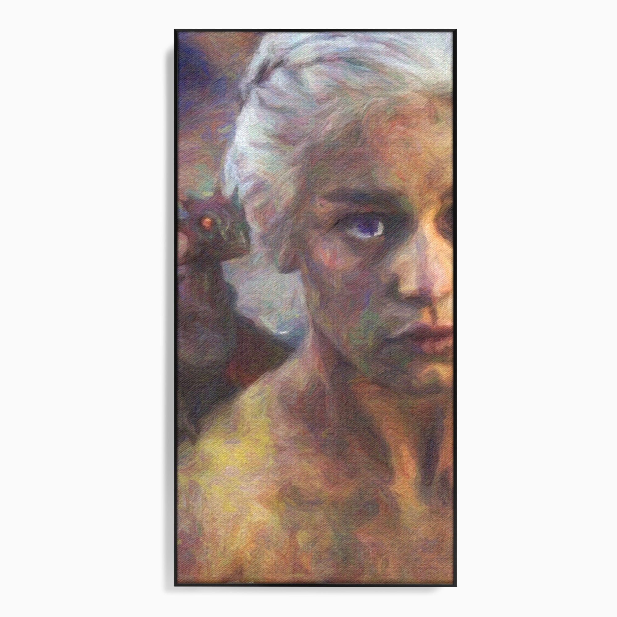 Tablou Canvas Premium LuxCanva® PI1188, Mostenirea Targaryen, Fantezie, Foc, Dragon, Fictiune, Living, Culori Vibrante