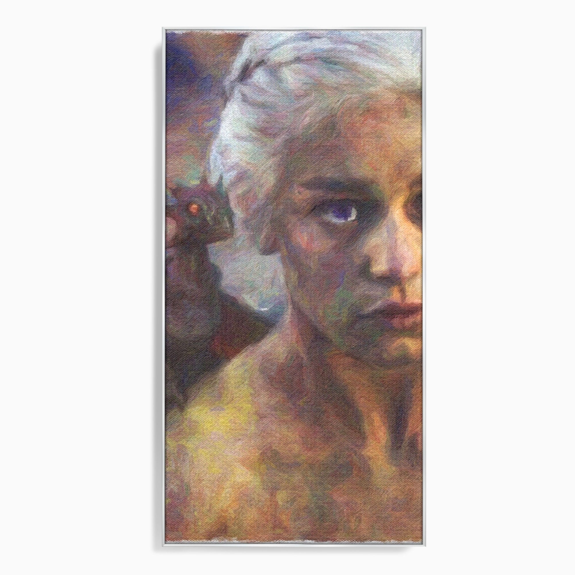 Tablou Canvas Premium LuxCanva® PI1188, Mostenirea Targaryen, Fantezie, Foc, Dragon, Fictiune, Living, Culori Vibrante