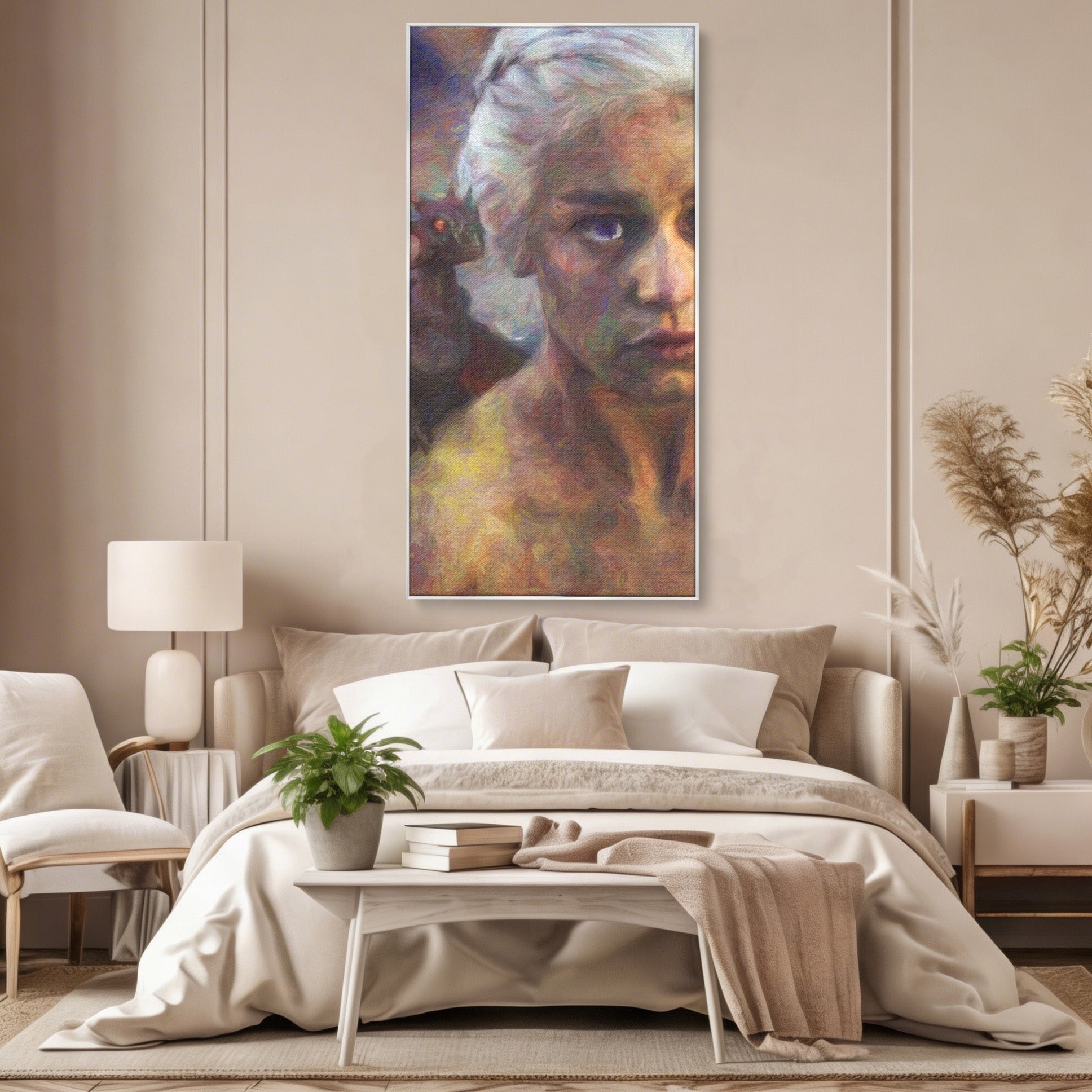Tablou Canvas Premium LuxCanva® PI1188, Mostenirea Targaryen, Fantezie, Foc, Dragon, Fictiune, Living, Culori Vibrante