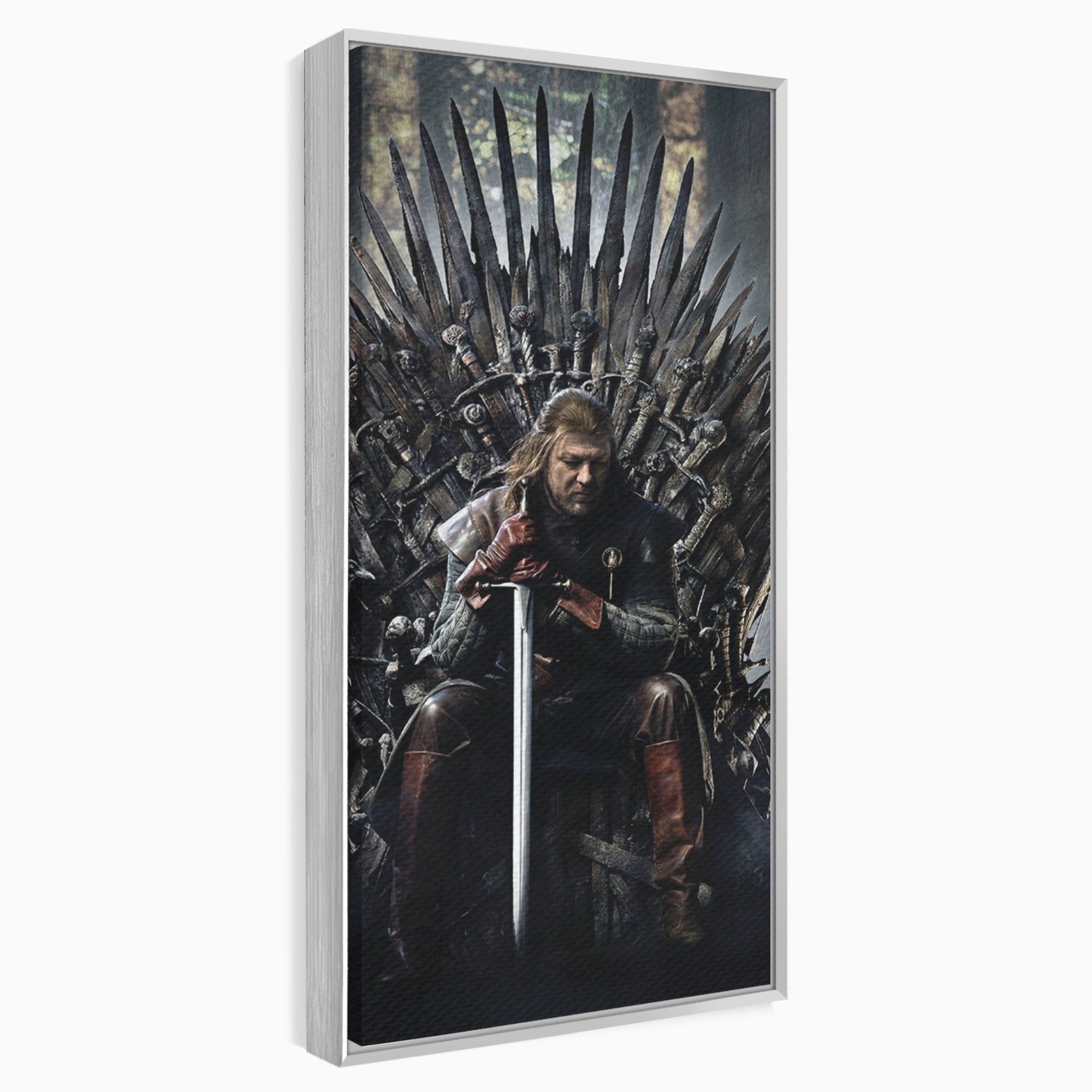 Tablou Canvas Premium LuxCanva® PI1190, Eddard Stark, Rege, Tron, Fantezie, Putere, Living, Culori Vibrante