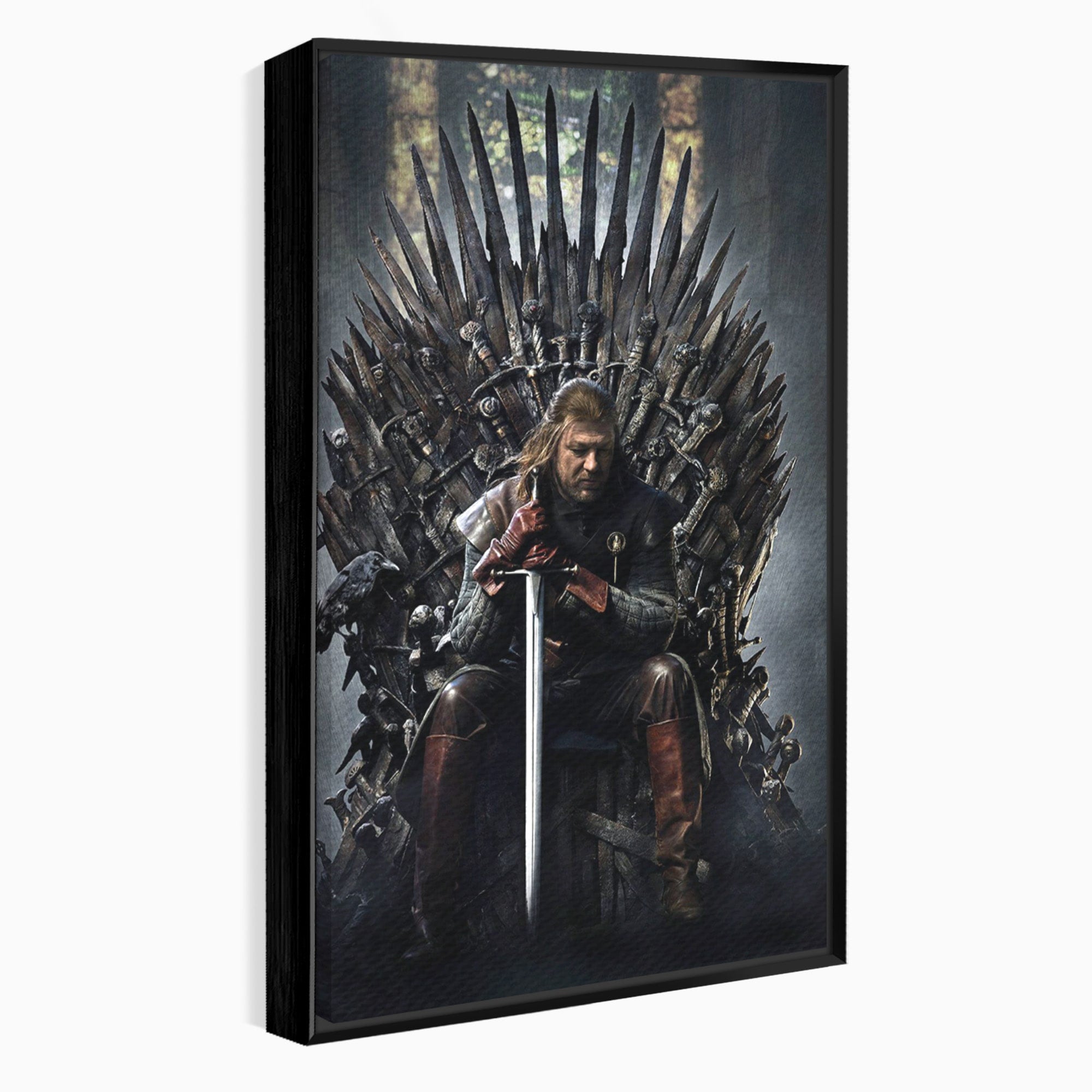 Tablou Canvas Premium LuxCanva® PI1190, Eddard Stark, Rege, Tron, Fantezie, Putere, Living, Culori Vibrante