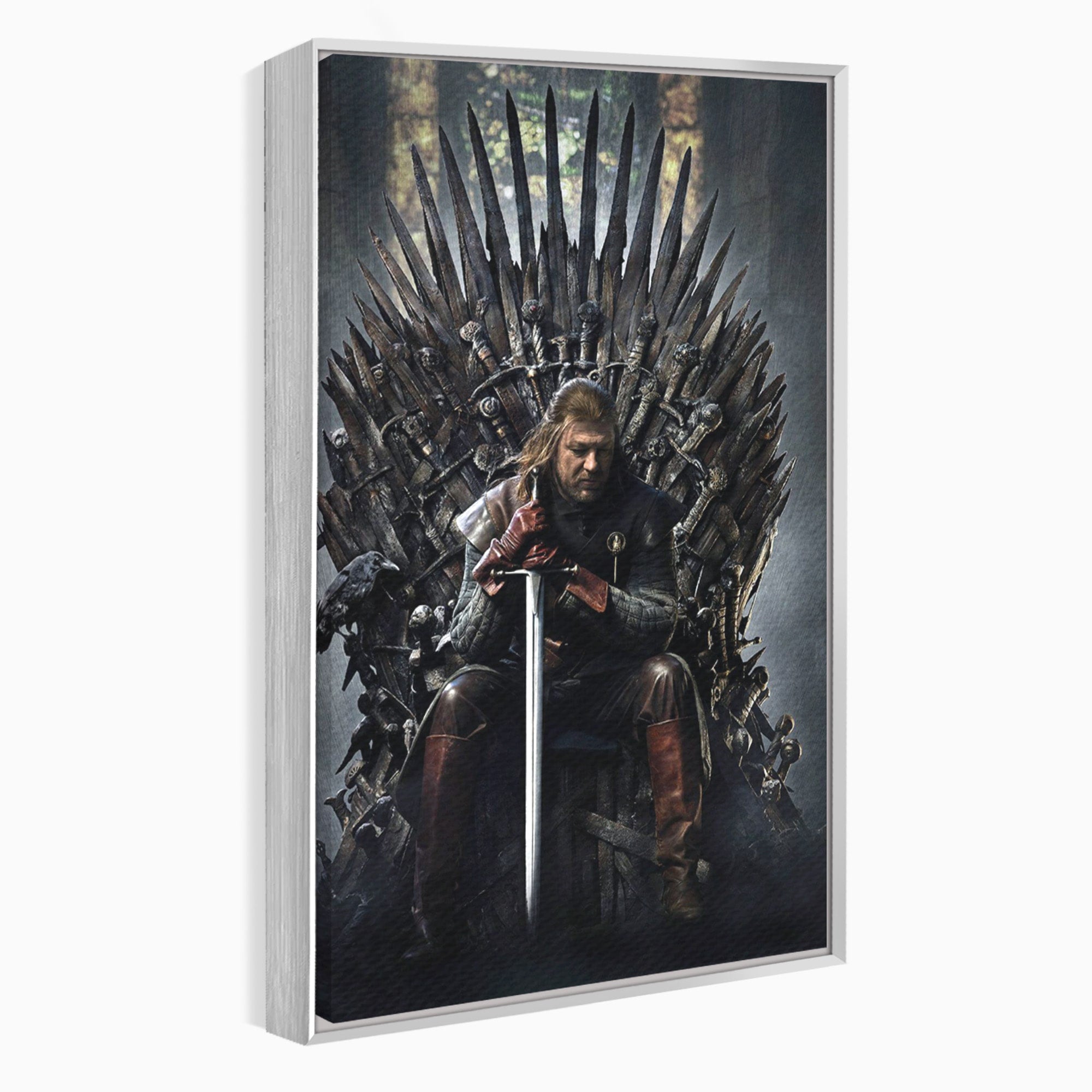 Tablou Canvas Premium LuxCanva® PI1190, Eddard Stark, Rege, Tron, Fantezie, Putere, Living, Culori Vibrante