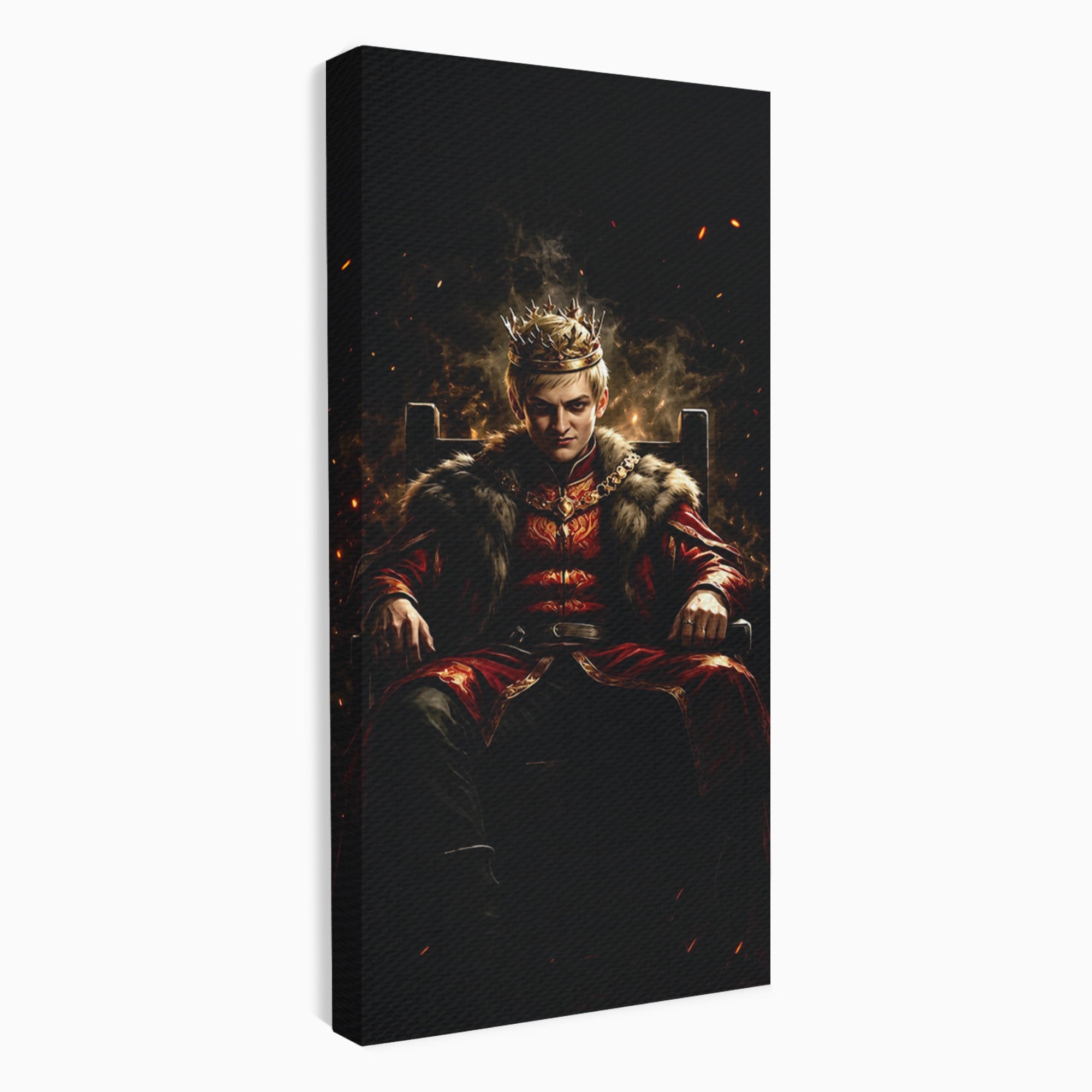 Tablou Canvas Premium LuxCanva® PI1192, Joffrey Baratheon, Rege, Tron, Putere, Serial, Mister, Living, Dormitor, Culori Vibrante