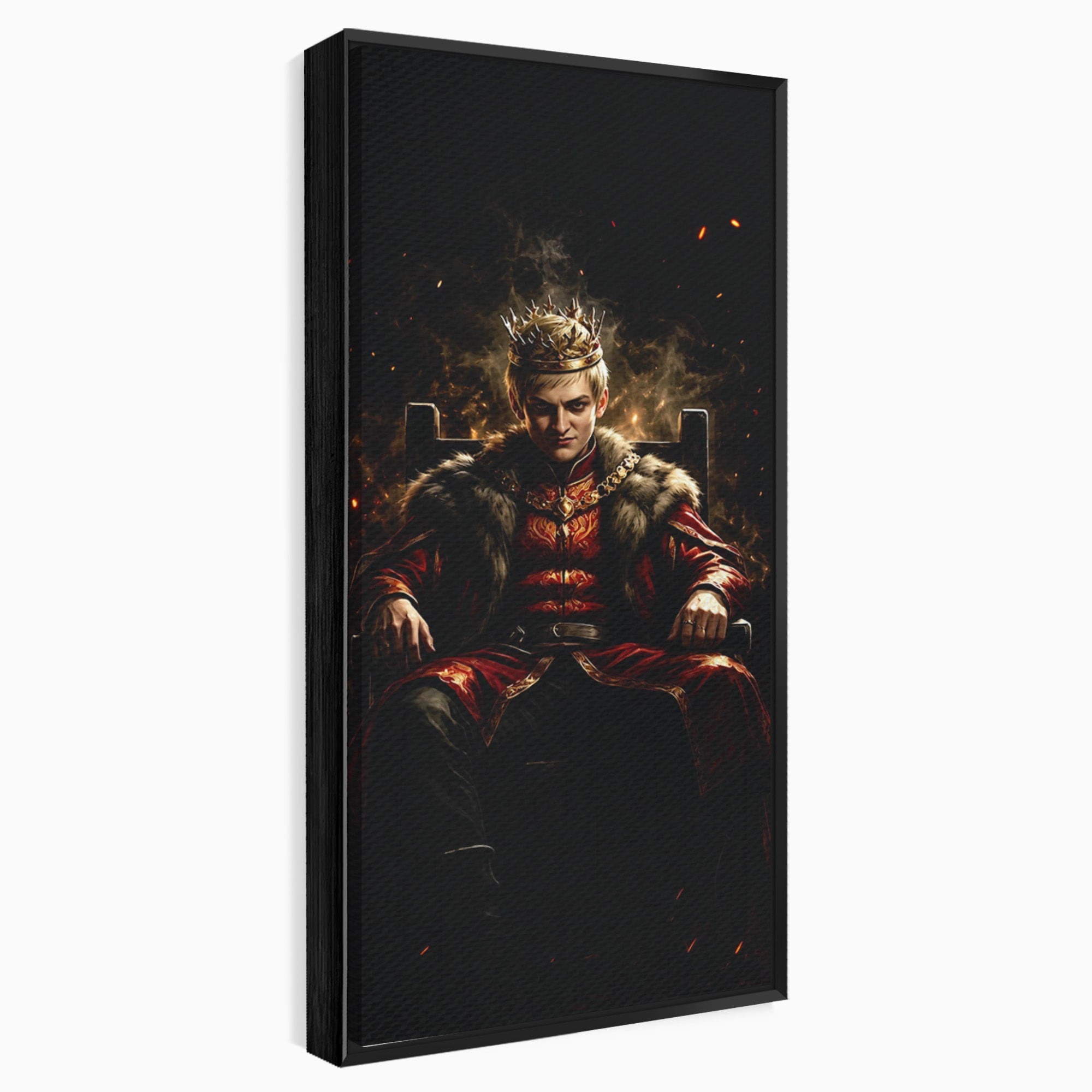 Tablou Canvas Premium LuxCanva® PI1192, Joffrey Baratheon, Rege, Tron, Putere, Serial, Mister, Living, Dormitor, Culori Vibrante