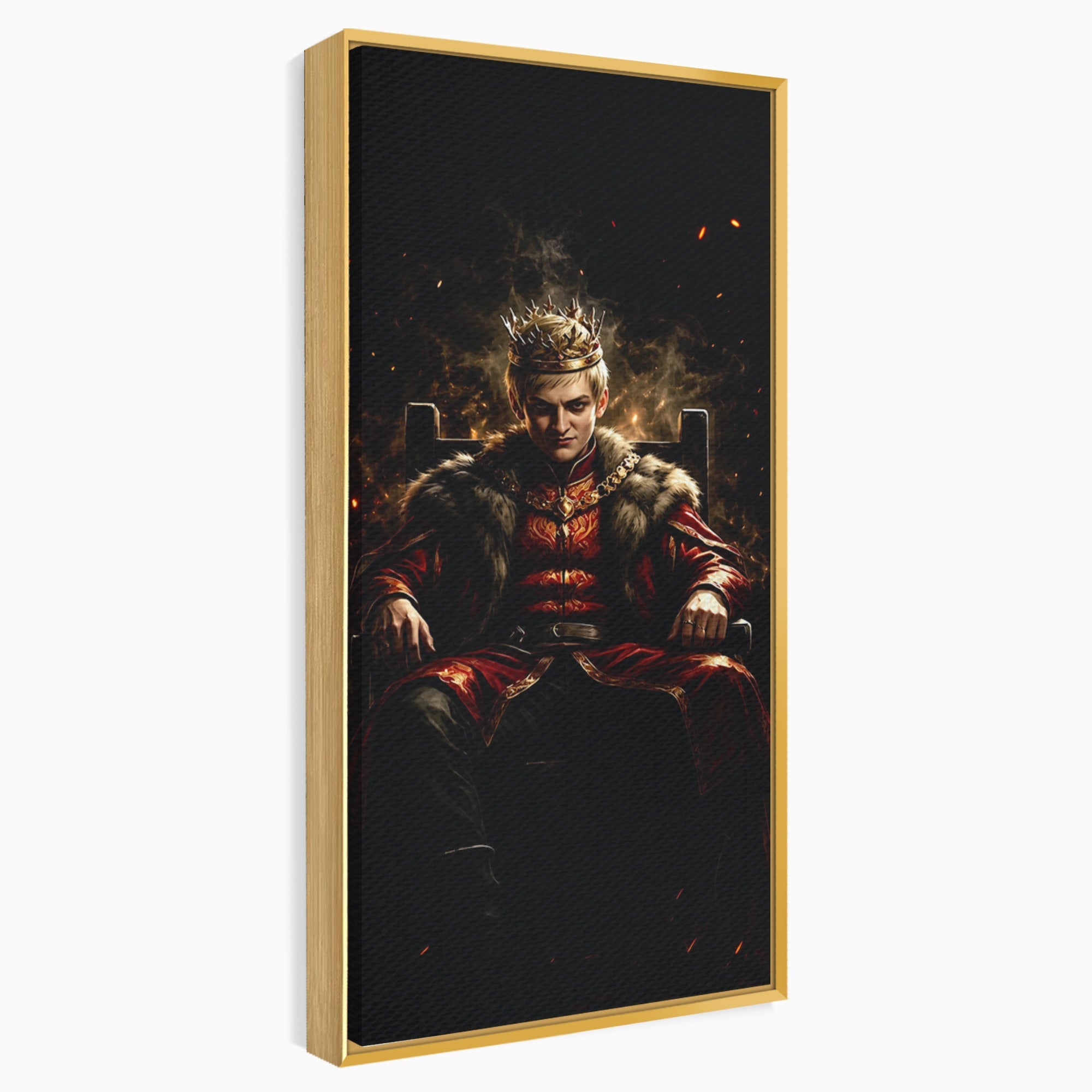 Tablou Canvas Premium LuxCanva® PI1192, Joffrey Baratheon, Rege, Tron, Putere, Serial, Mister, Living, Dormitor, Culori Vibrante