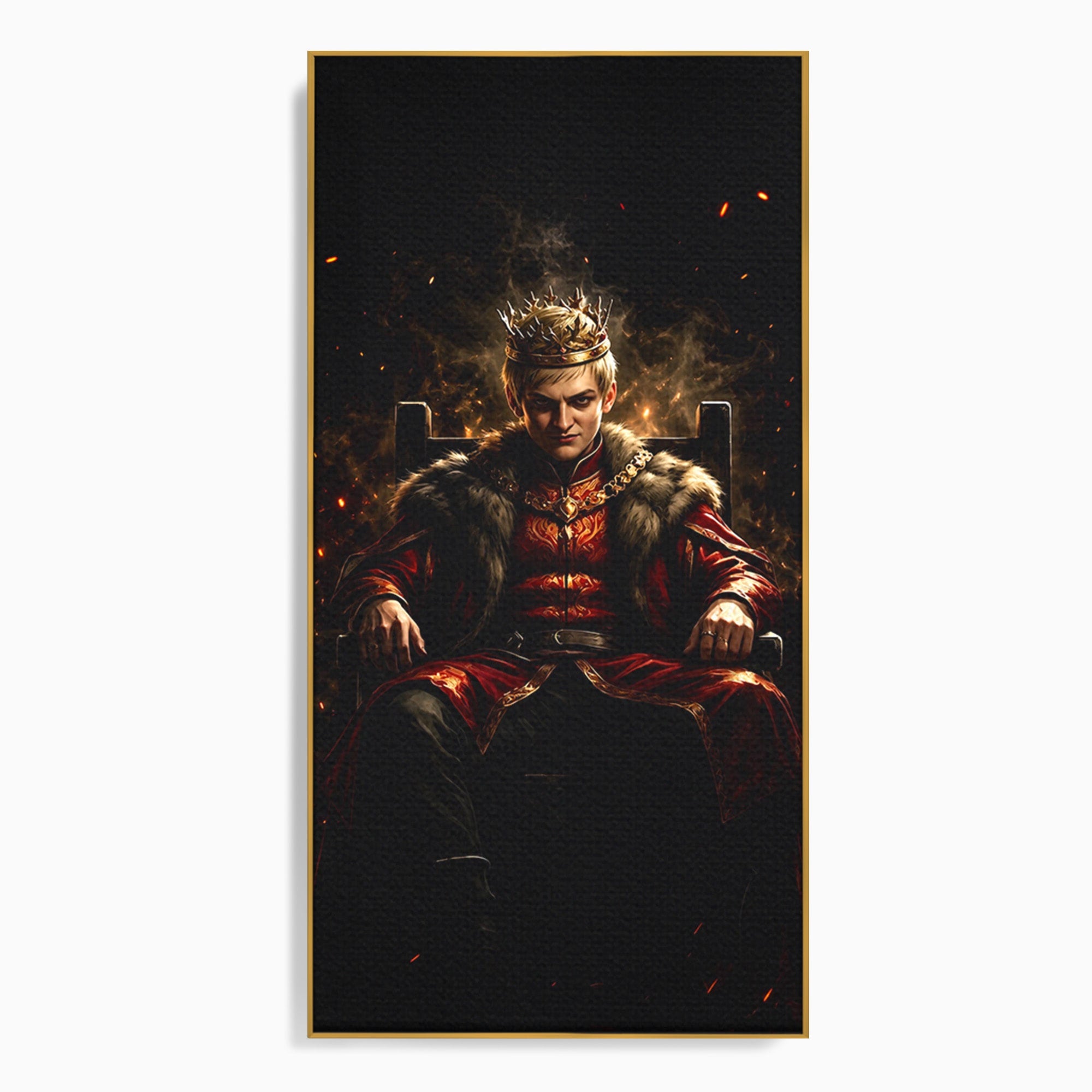 Tablou Canvas Premium LuxCanva® PI1192, Joffrey Baratheon, Rege, Tron, Putere, Serial, Mister, Living, Dormitor, Culori Vibrante