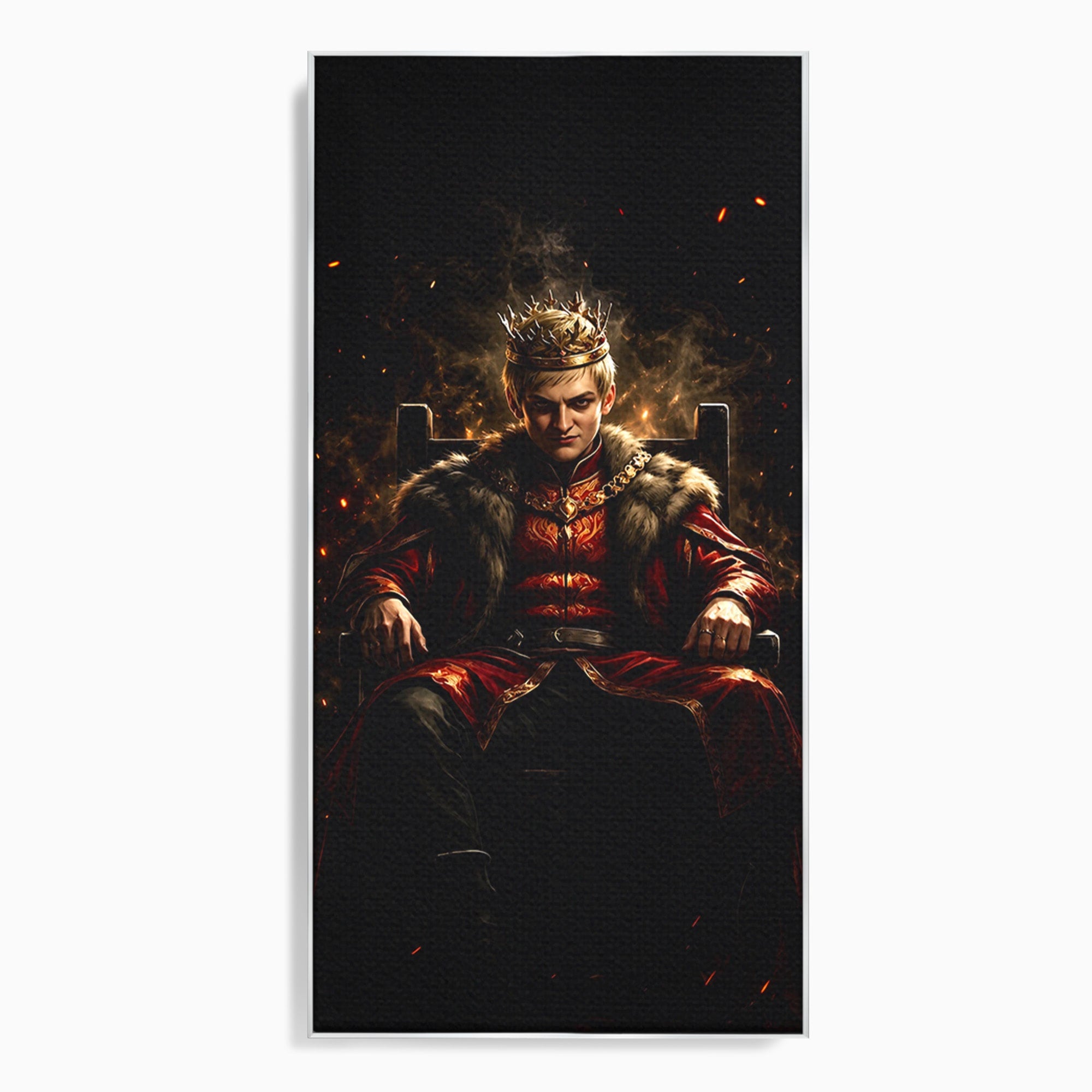 Tablou Canvas Premium LuxCanva® PI1192, Joffrey Baratheon, Rege, Tron, Putere, Serial, Mister, Living, Dormitor, Culori Vibrante