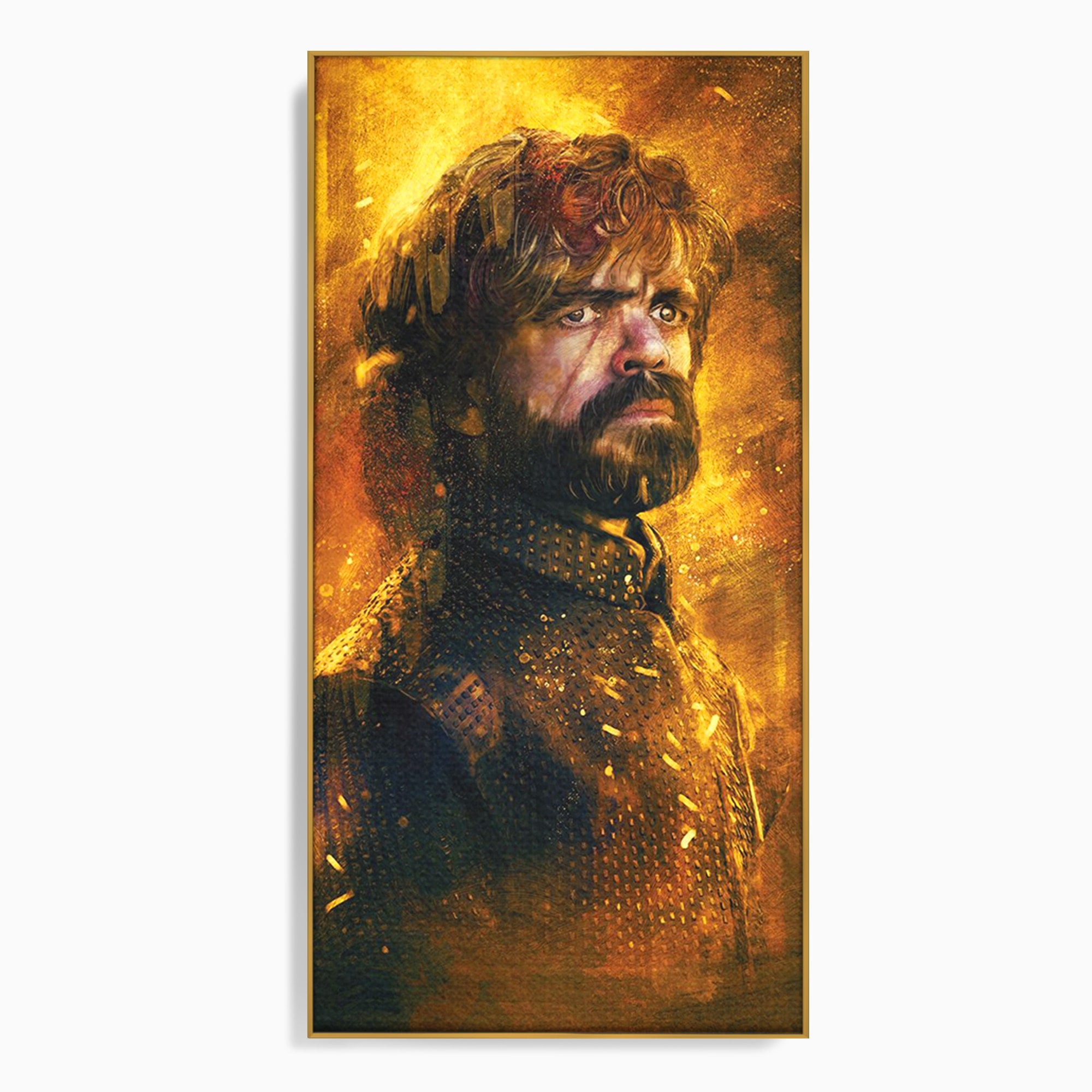 Tablou Canvas Premium LuxCanva® PI1195, Tyrion Lannister, Serial, Regal, Personaj, Fantezie, Living, Culori Vibrante