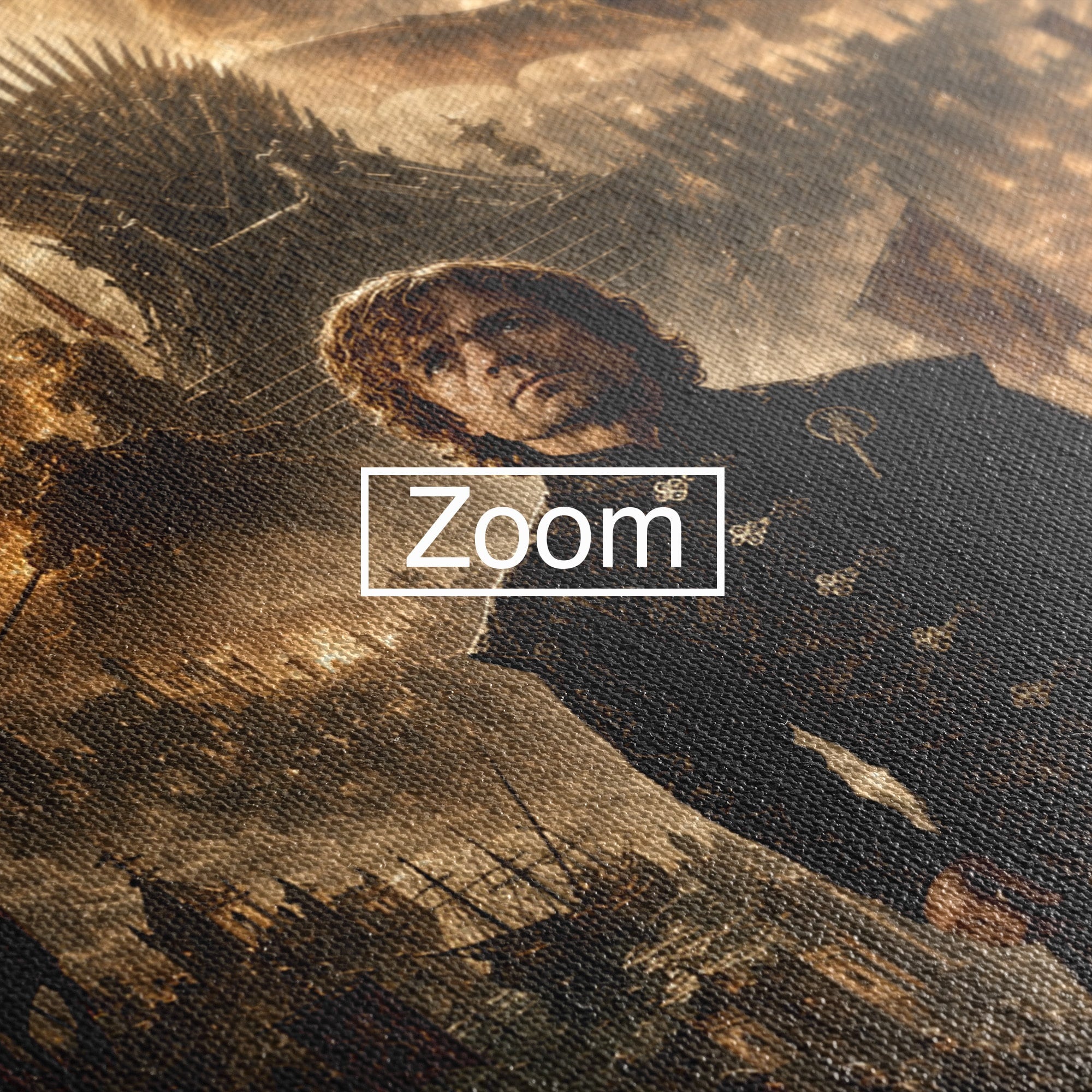 Tablou Canvas Premium LuxCanva® PI1196, Drumul Catre Coroana, Regat, Fantezie, Tron, Personaje, Dormitor, Culori Vibrante