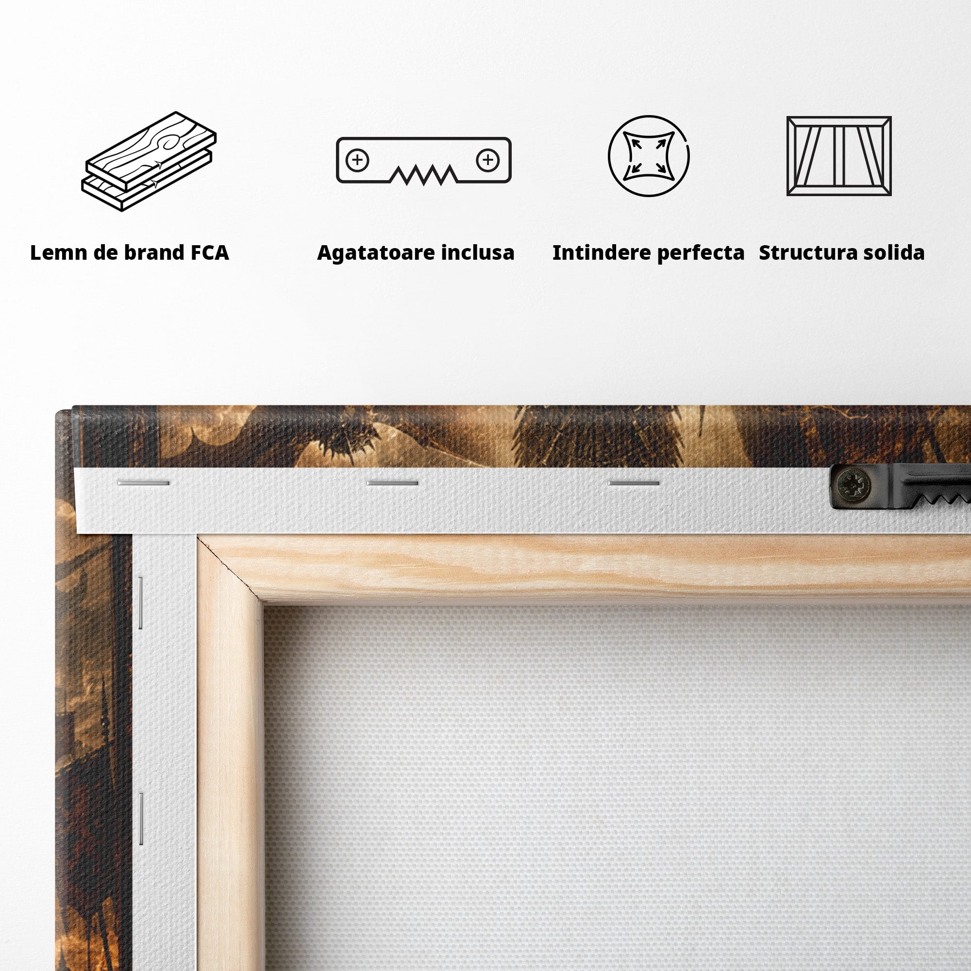 Tablou Canvas Premium LuxCanva® PI1196, Drumul Catre Coroana, Regat, Fantezie, Tron, Personaje, Dormitor, Culori Vibrante