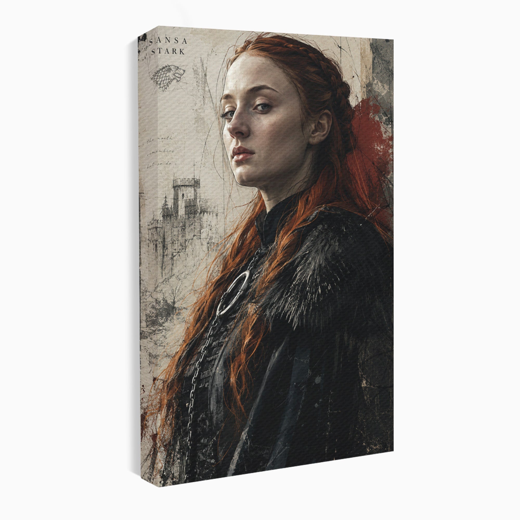 Tablou Canvas Premium LuxCanva® PI1198, Putere Feminina, Portret, Personaj, Medieval, Fantezie, Dormitor, Culori Vibrante