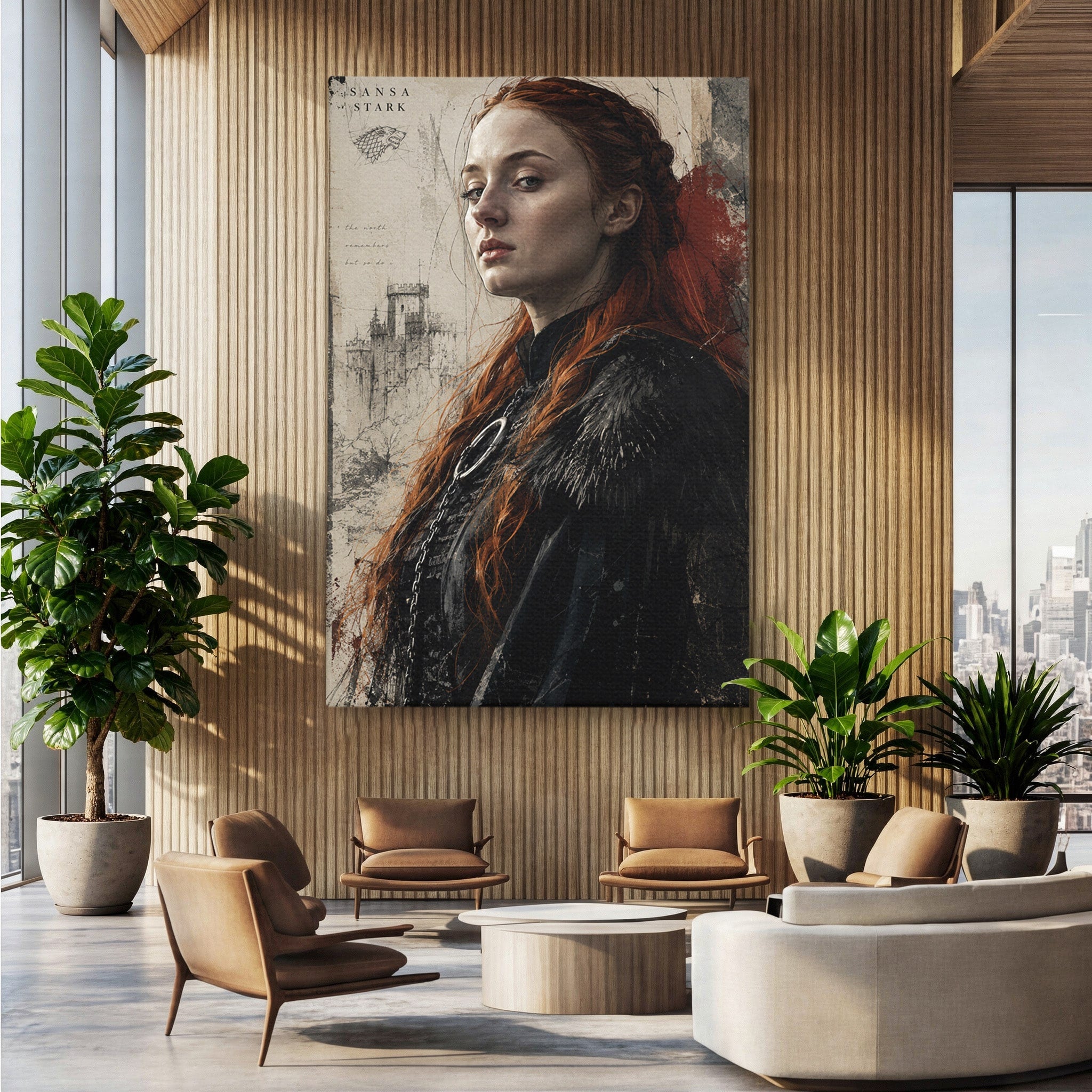 Tablou Canvas Premium LuxCanva® PI1198, Putere Feminina, Portret, Personaj, Medieval, Fantezie, Dormitor, Culori Vibrante