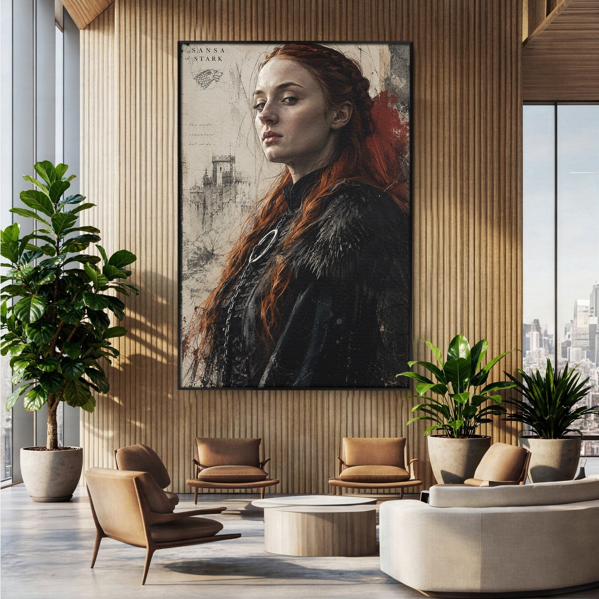 Tablou Canvas Premium LuxCanva® PI1198, Putere Feminina, Portret, Personaj, Medieval, Fantezie, Dormitor, Culori Vibrante