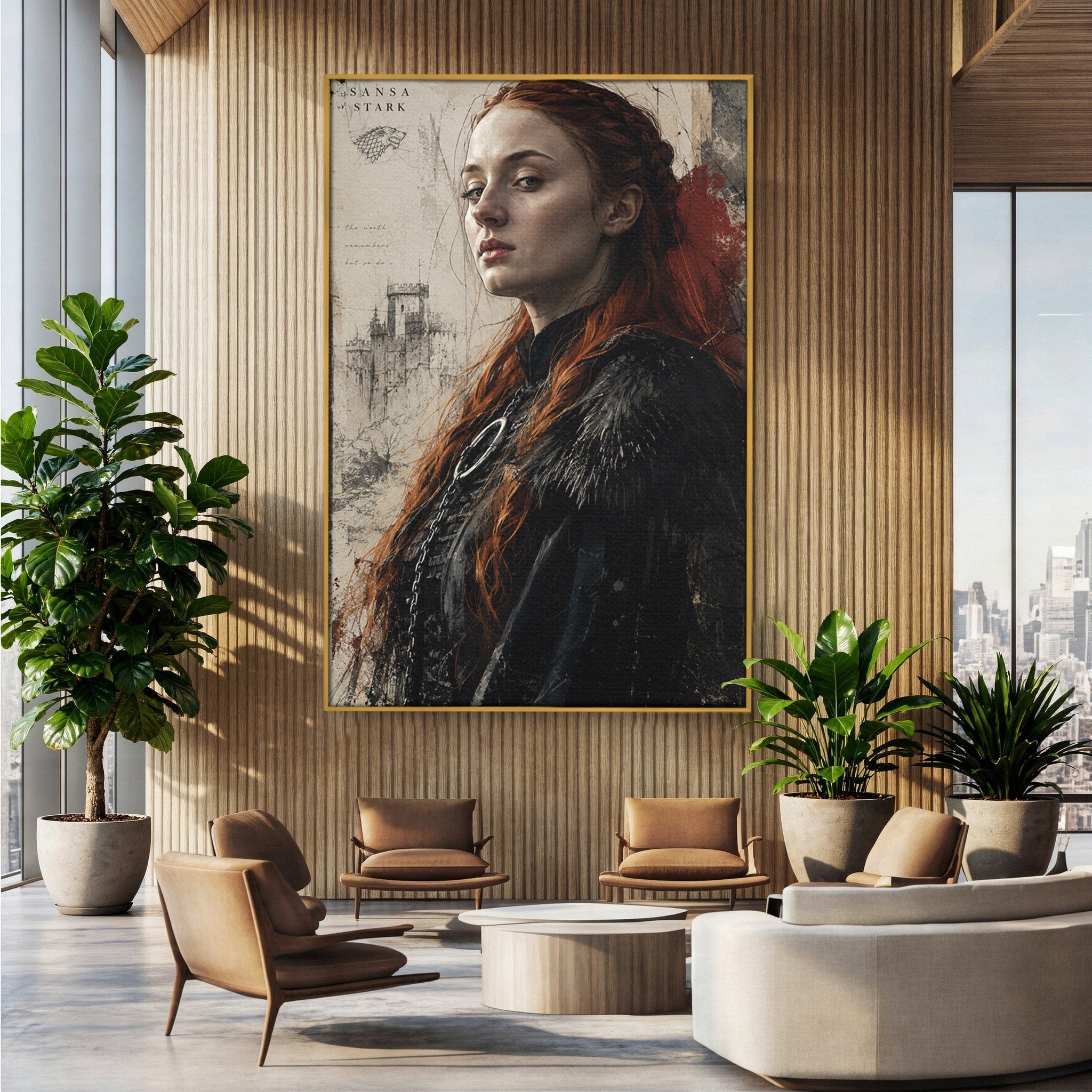 Tablou Canvas Premium LuxCanva® PI1198, Putere Feminina, Portret, Personaj, Medieval, Fantezie, Dormitor, Culori Vibrante