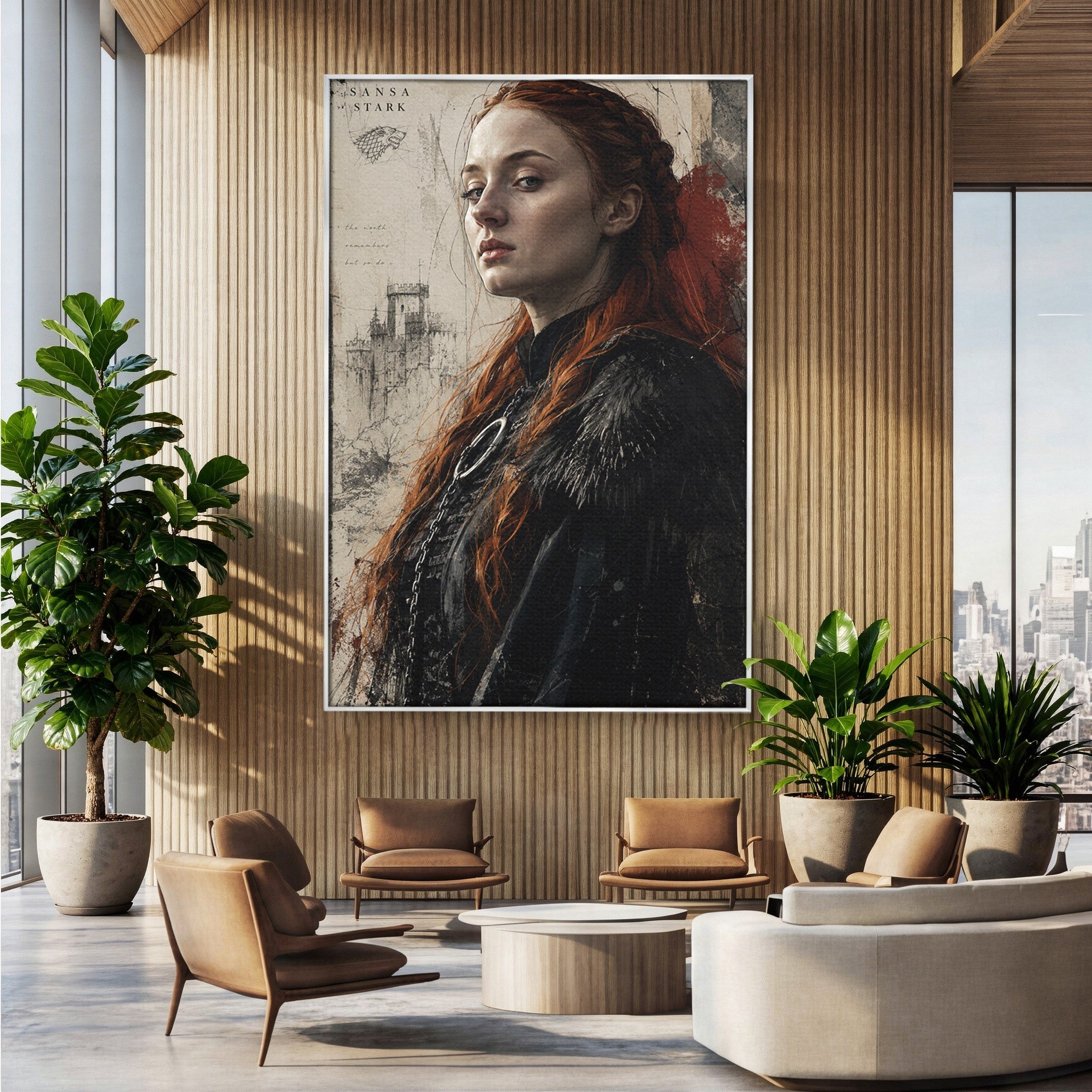 Tablou Canvas Premium LuxCanva® PI1198, Putere Feminina, Portret, Personaj, Medieval, Fantezie, Dormitor, Culori Vibrante